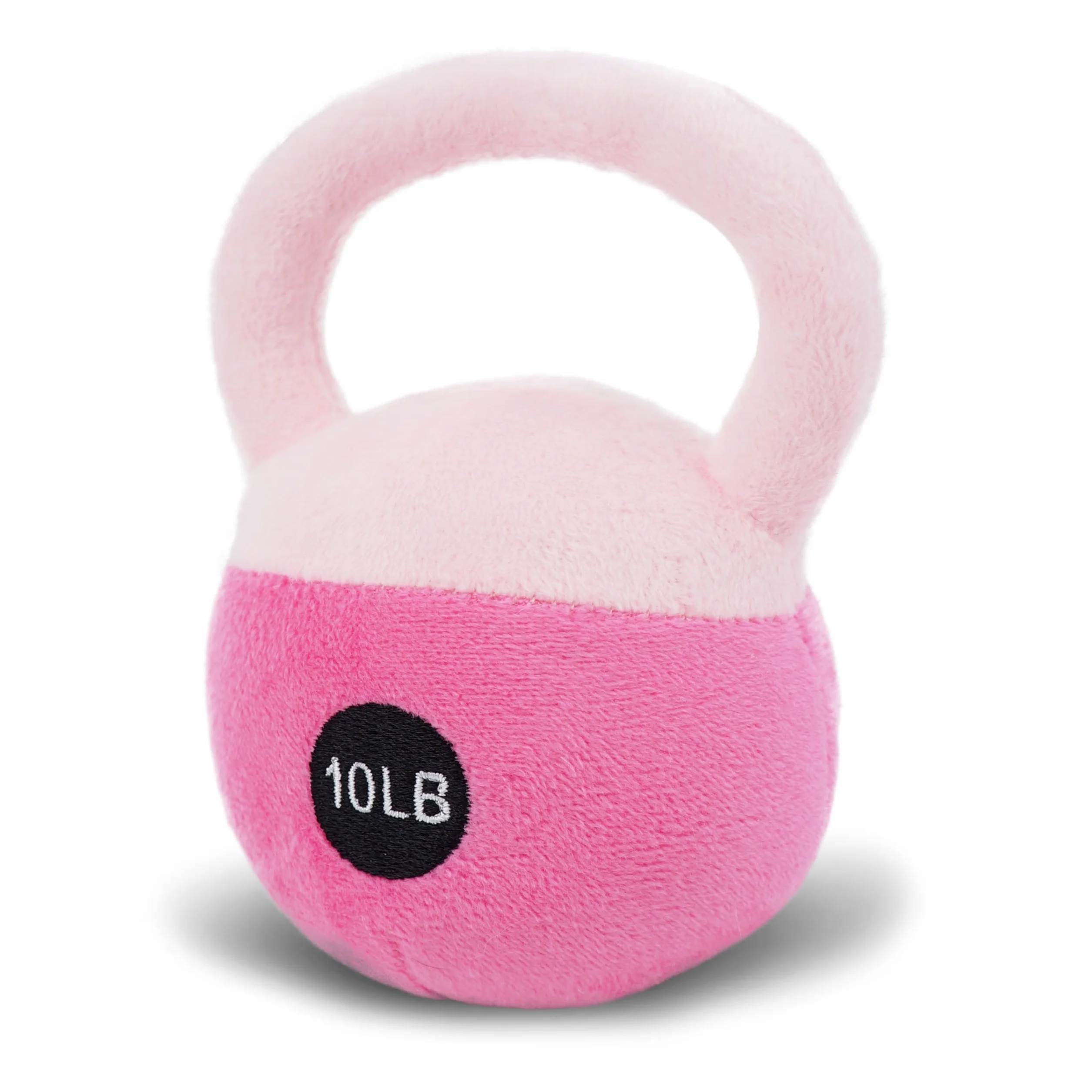 My First Kettlebell zabawka sensoryczna dla niemowląt 12 cm, miękka grzechotka w kolorze różowym - bezpieczna i łatwa do trzymania - idealna dla aktywnych rodziców