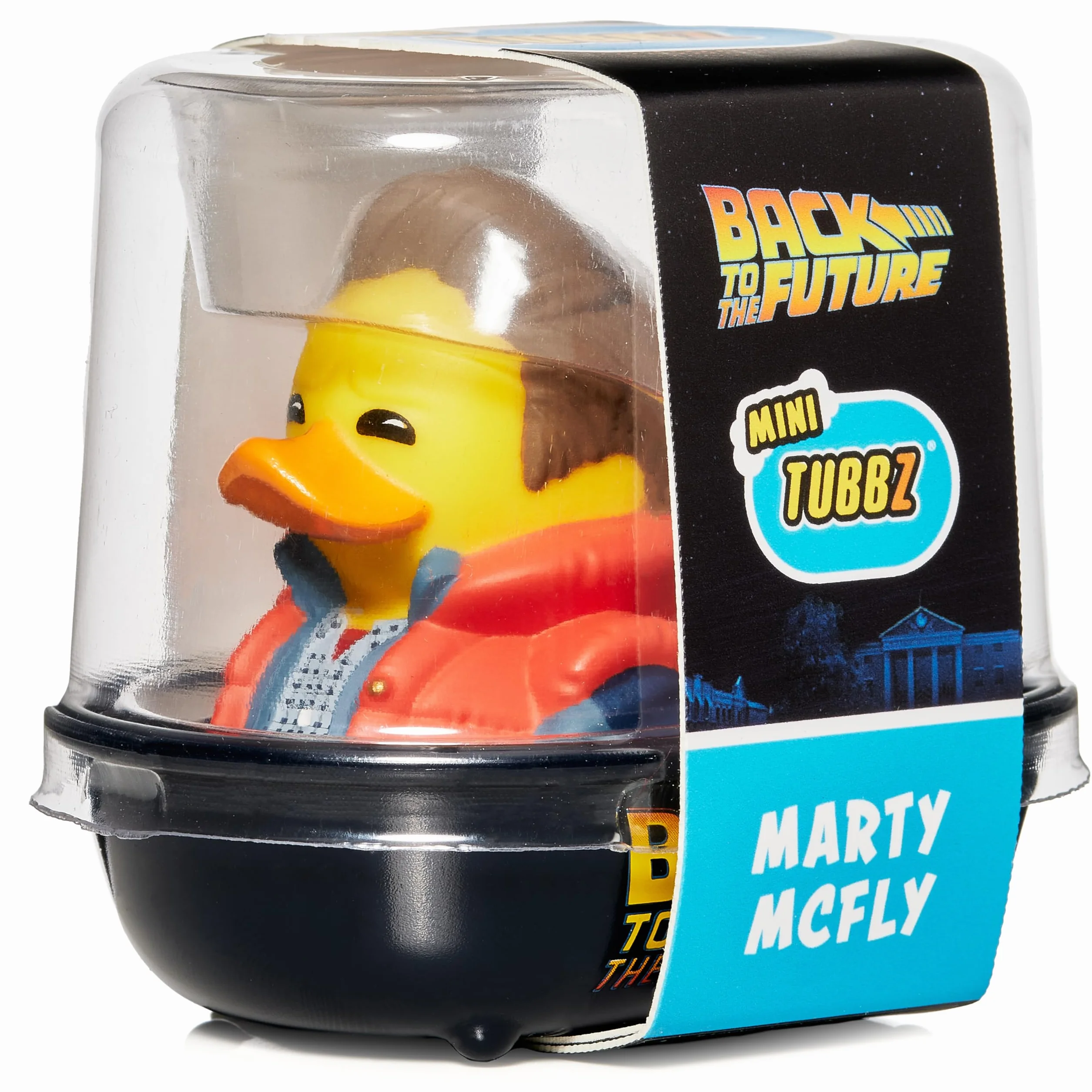 TUBBZ Mini Marty McFly kolekcjonerska winylowa gumowa figurka kaczki – oficjalny produkt Back to the Future – filmy akcji retro i telewizja