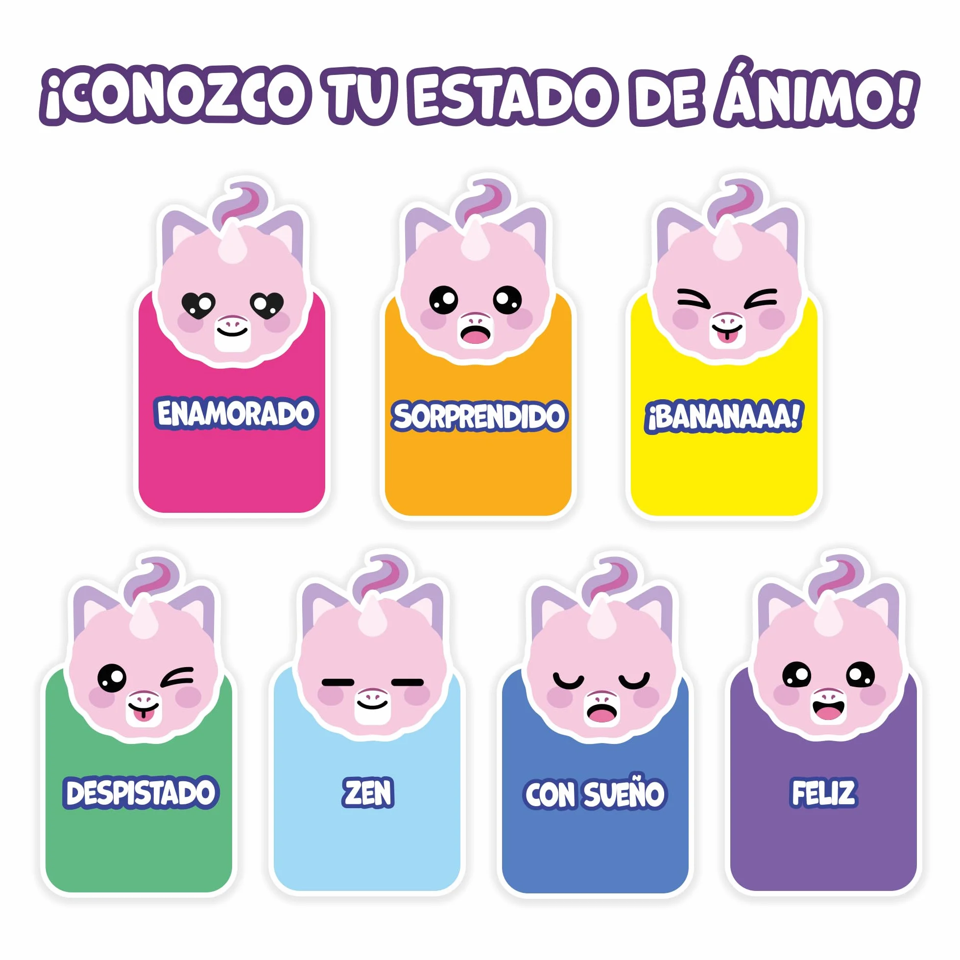 Bizak Fingerlings Magiczne kolory Norah, interaktywne zwierzę interaktywne wielokolorowe z +70 dźwiękami i ruchem, reaguje na dotyk, trzyma palec, zabawka dla dzieci od 3 lat, (61853181-2)