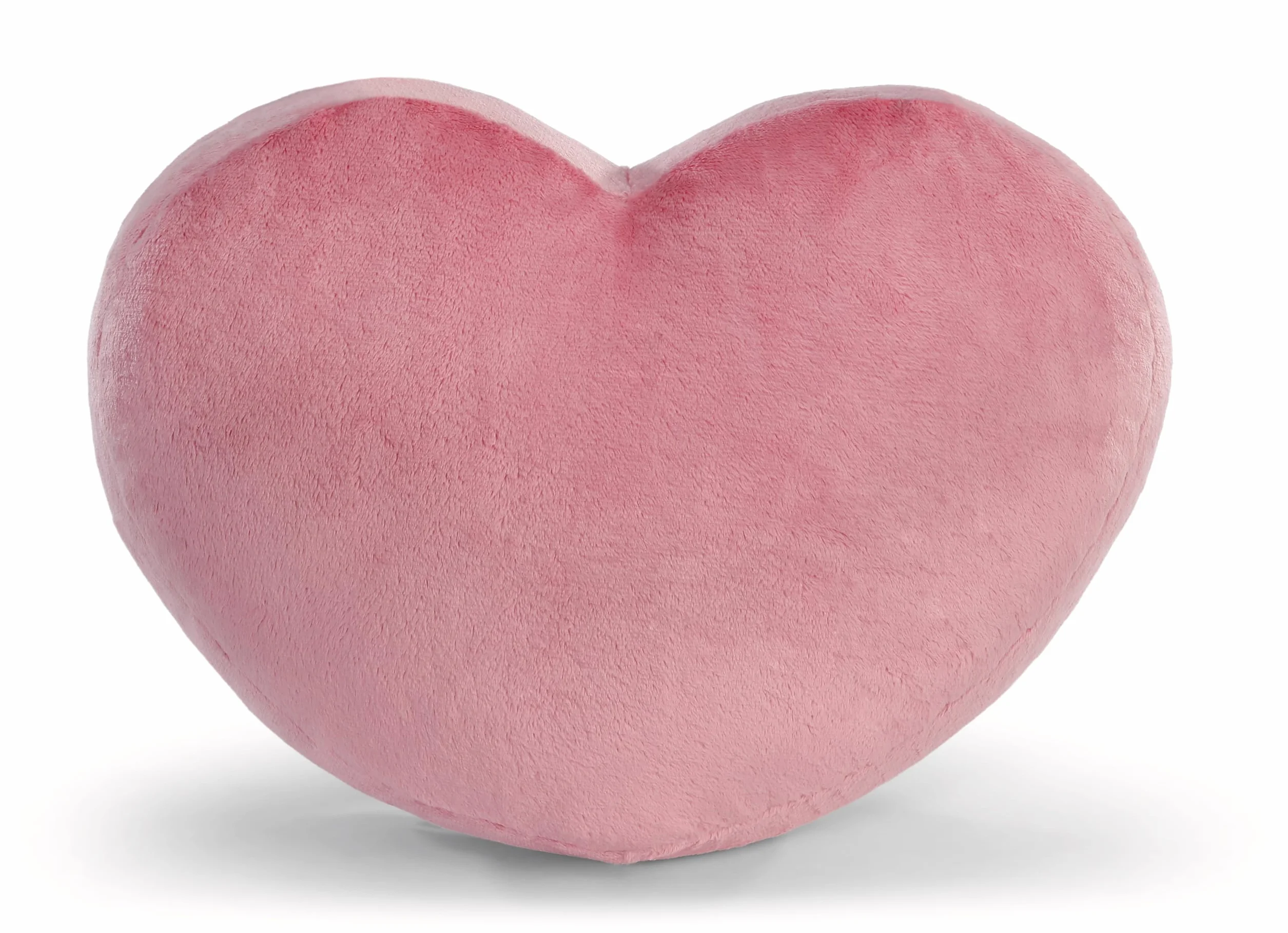 NICI Love 62618 Pluszowa poduszka w kształcie serca z malutką pandą (10 cm), puszysta poduszka do przytulania dla dzieci i dorosłych, idealna do domu, przedszkola lub na podróż, 40 x 27 cm, różowa