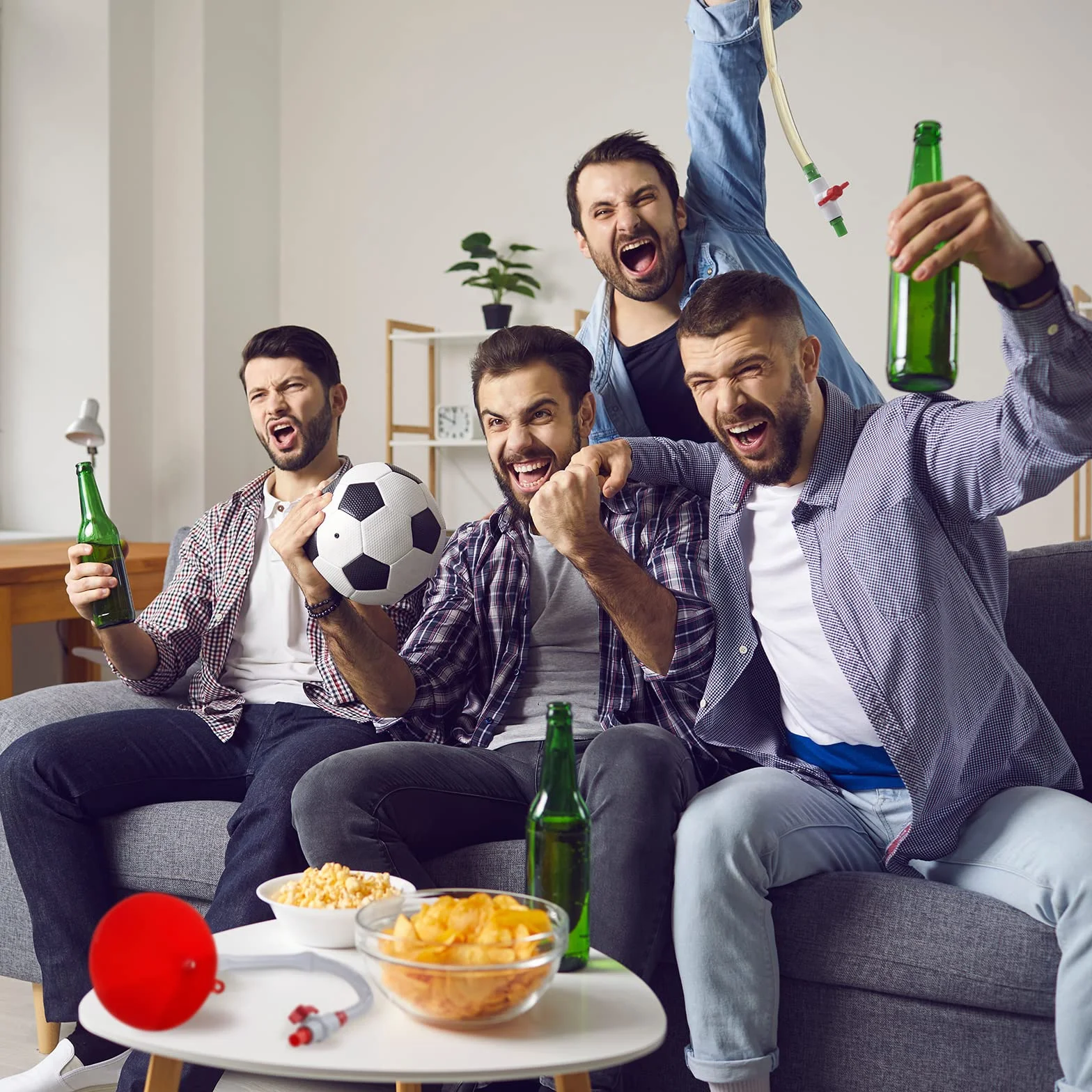 THE TWIDDLERS Najlepsze akcesoria do gier pitnych, zestaw 2 sztuk, lejek do ponga piwnego, rurka do gier imprezowych, wieczorów kawalerskich i świątecznych uroczystości, popijaj, dotykaj i graj