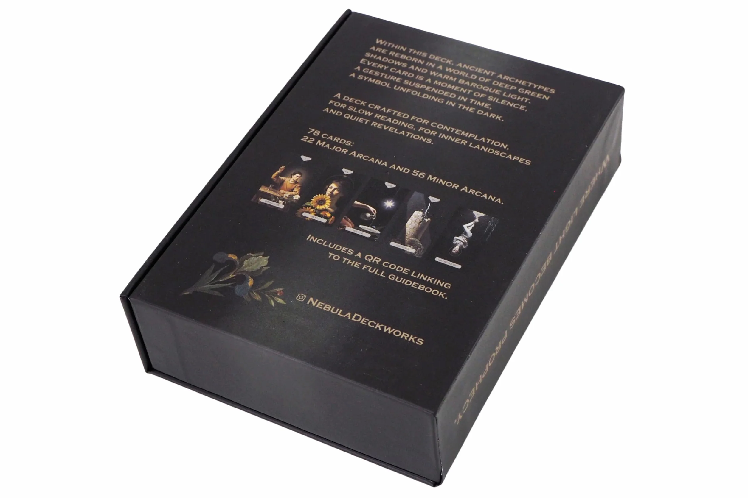 The Divine Artisan Tarot 78-Card Deck with Magnetic Box and Digital Guidebook