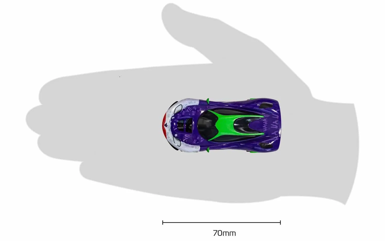 Micro Scalextric Zestawy torów wyścigowych dla dzieci w wieku od 4 lat - Batman vs Joker Track Builder, zestaw konstrukcyjny, tor samochodowy zasilany bateriami, samochody slotowe, pojazdy do zabawy