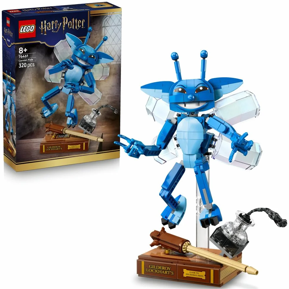 LEGO Harry Potter Chochlik kornwalijski, ruchoma figurka do zbudowania, zabawka dla dzieci i pomysł na prezent dla dziewczynek i chłopców wieku od 8 lat, dekoracja do pokoju dziecięcego 76461