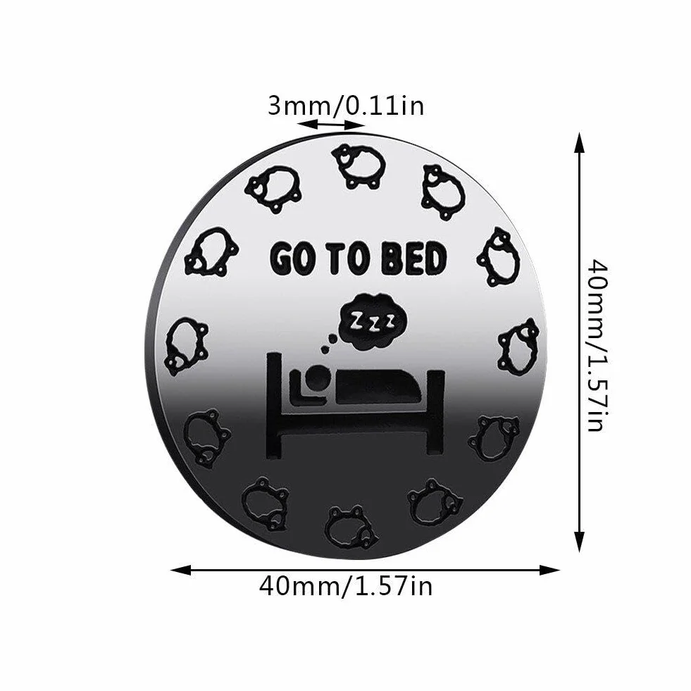 Moneta Decision Coin Destiny Flip Coin Dwustronna gra Prezenty dla nastolatków