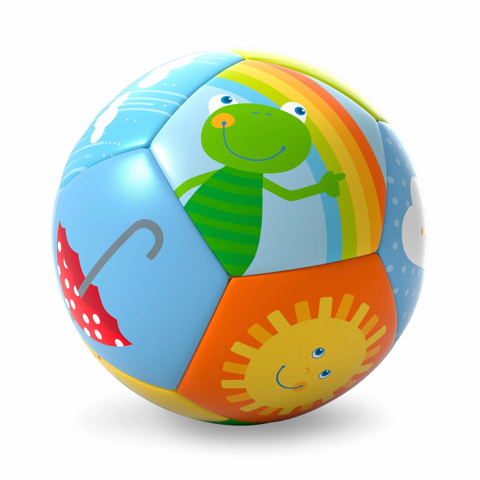 HABA - Baby Ball - Rainbow World Zabawki dla niemowląt, wielokolorowe (306318)