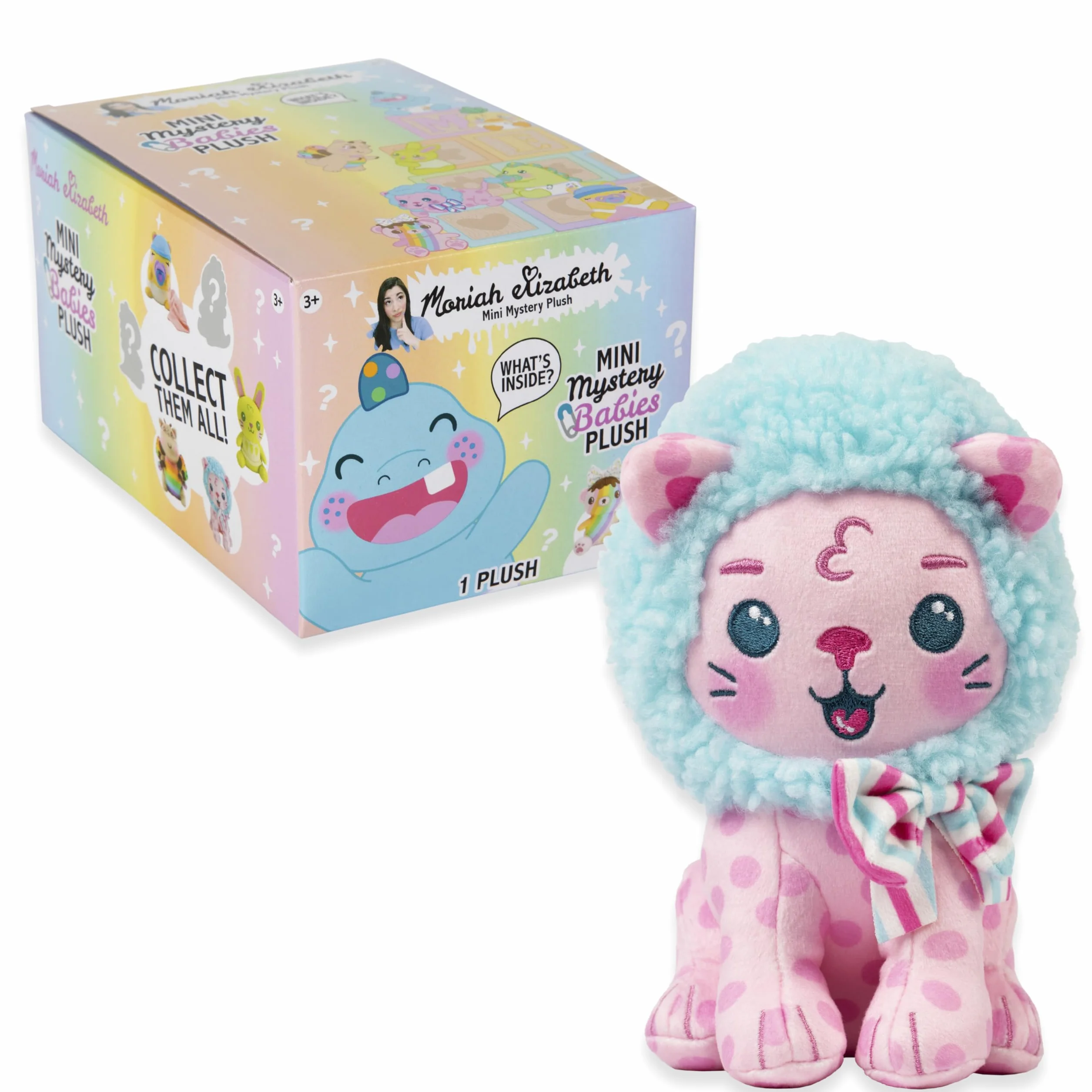 Moriah Elizabeth Mini tajemniczy plusz, seria 4, Baby Mystery Plush, YouTube Craft Channel, Blind Box, 1 z 8 możliwych, oficjalny produkt