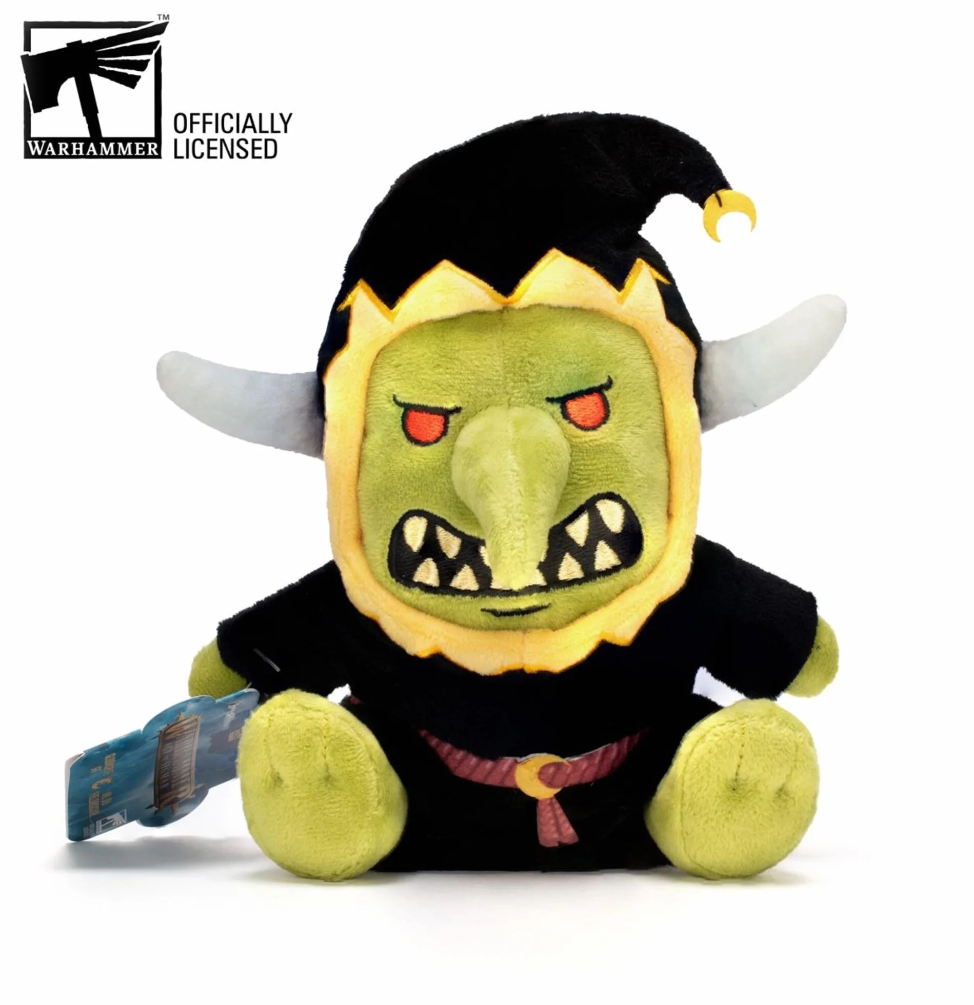 TOMY Warhammer, Gloomspite Git pluszowa figurka kolekcjonerska dla młodzieży i dorosłych, wściekły grot z Age of Sigmar, czerwone oczy, oficjalnie licencjonowana, dekoracja fantasy, od 12 lat