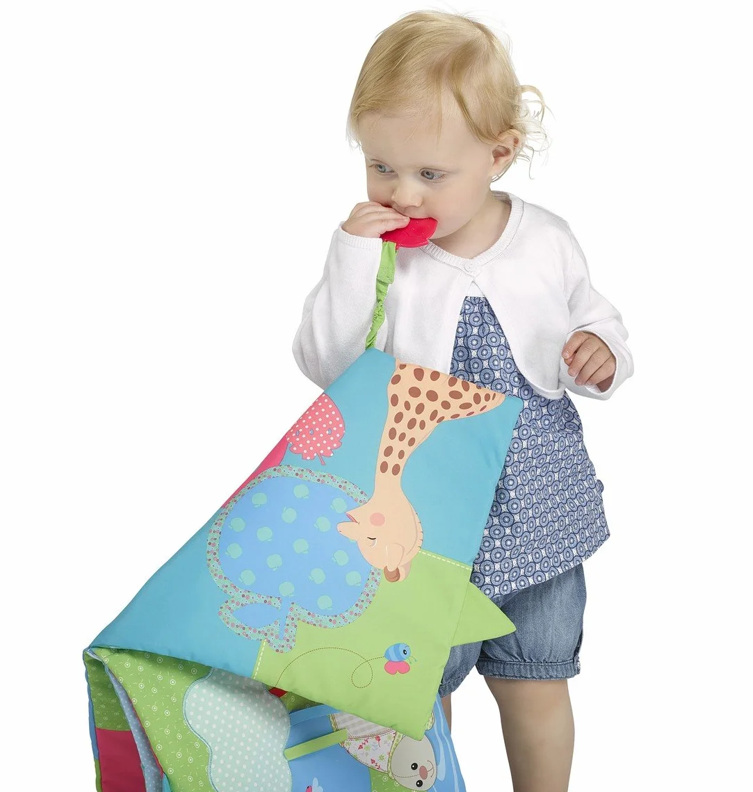 VULLI 230783 duża książka, Sophie la girafe, wielokolorowa