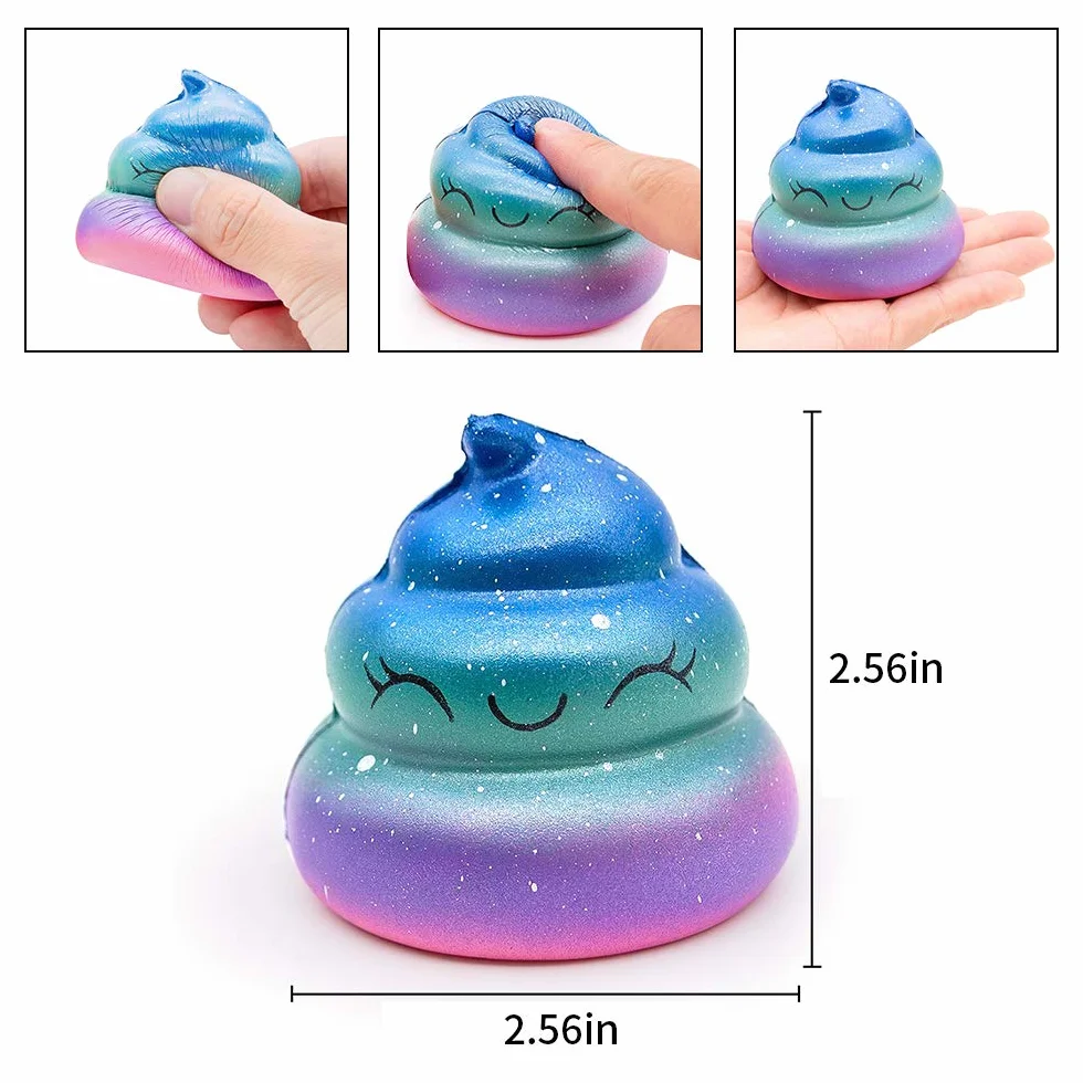 VICTERR zabawka antystresowa Squishy, zestaw 4 sztuk, prezenty na imprezę, autyzm, stany lękowe dla dzieci, dziewcząt, chłopców i dorosłych