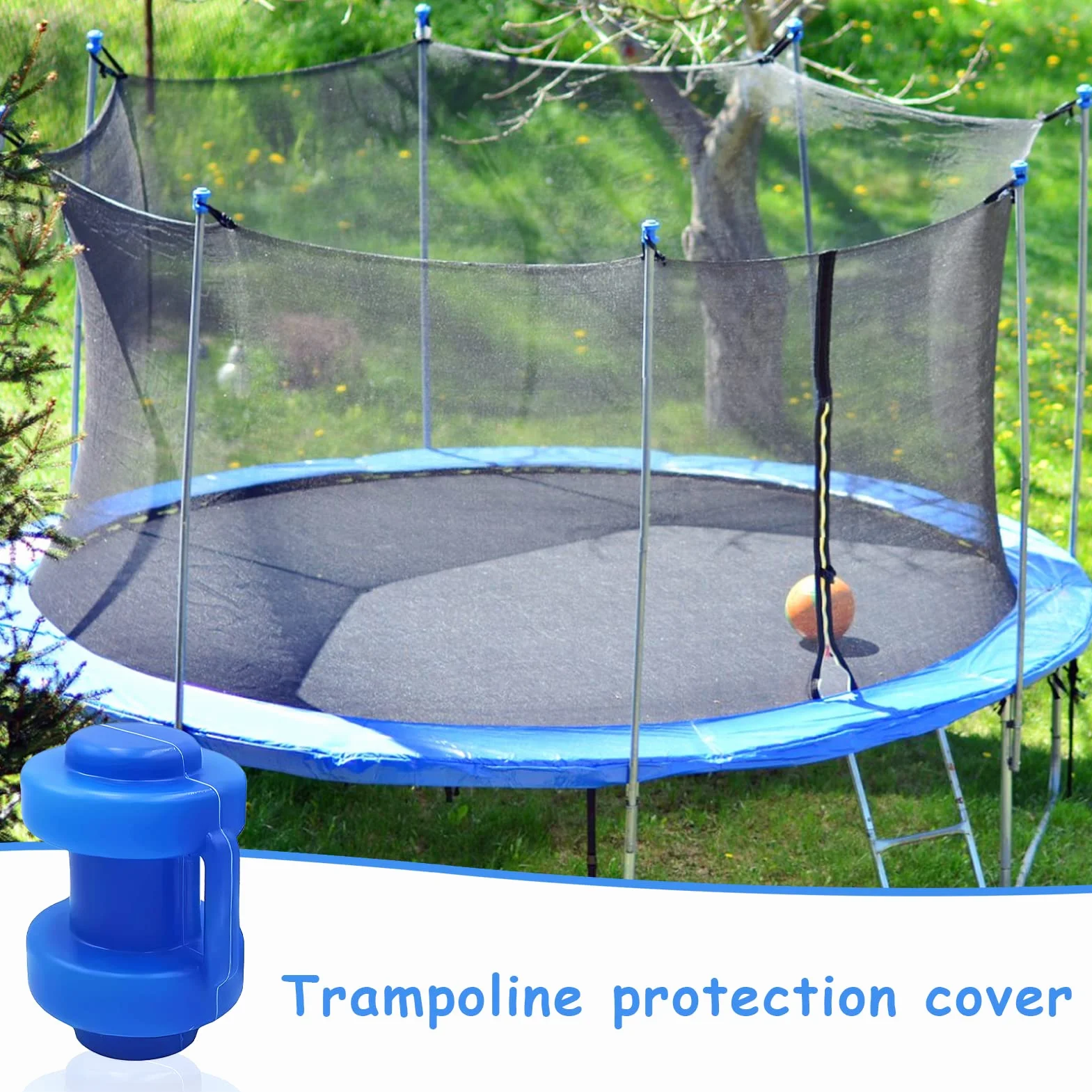 Zatyczki do trampoliny, 10 sztuk Trampolina zatyczki, pokrywa krawędzi trampoliny, zatyczki zamykające do trampoliny, akcesoria sportowe trampolina, Ø25mm