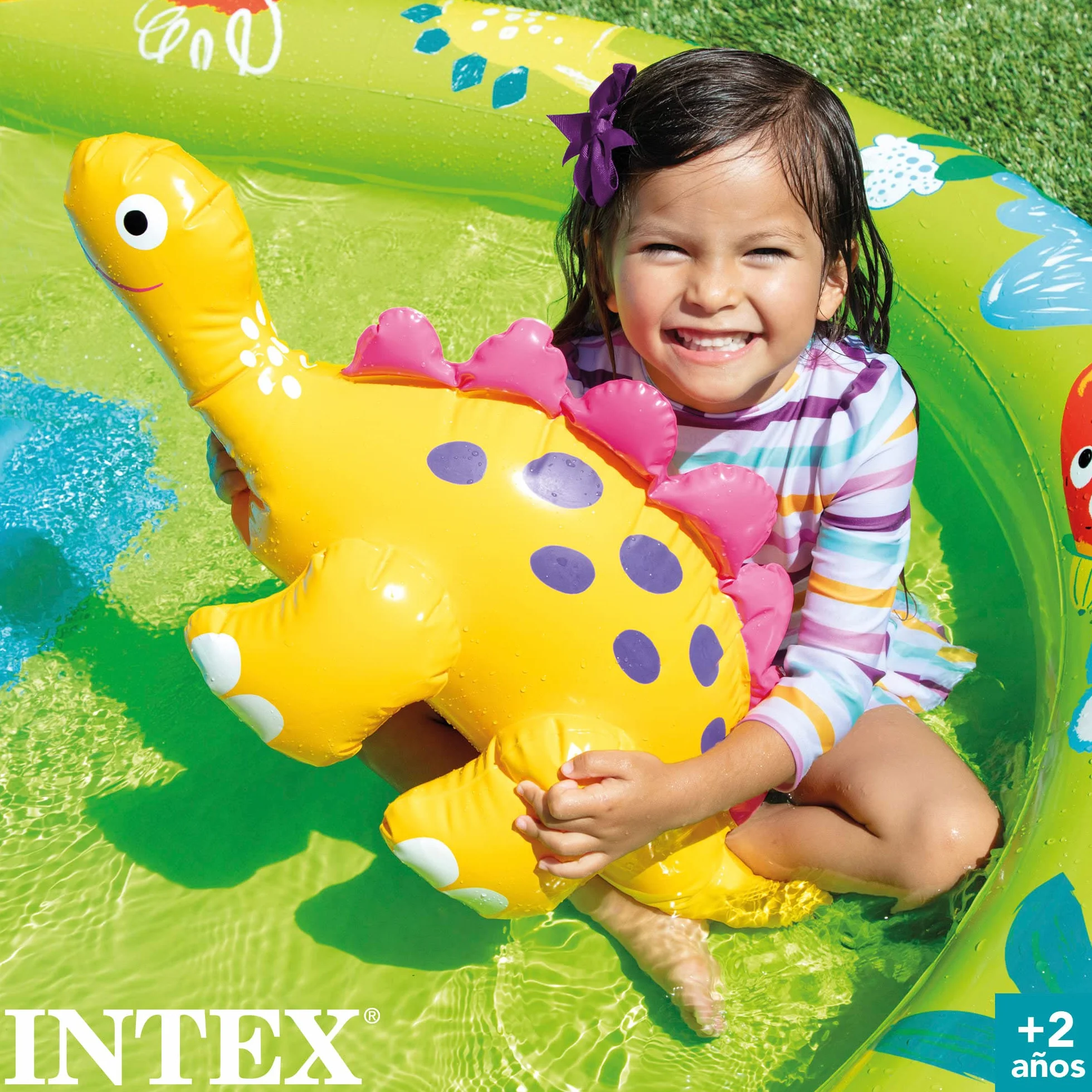 Intex 57166Np Nadmuchiwany Plac Zabaw, Wielokolorowy, 143 litry