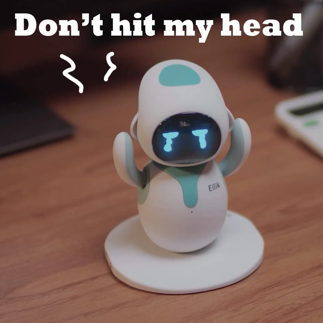 Eilik inteligentny robot na biurko z emocjami interakcji i animacjami dla dzieci i dorosłych