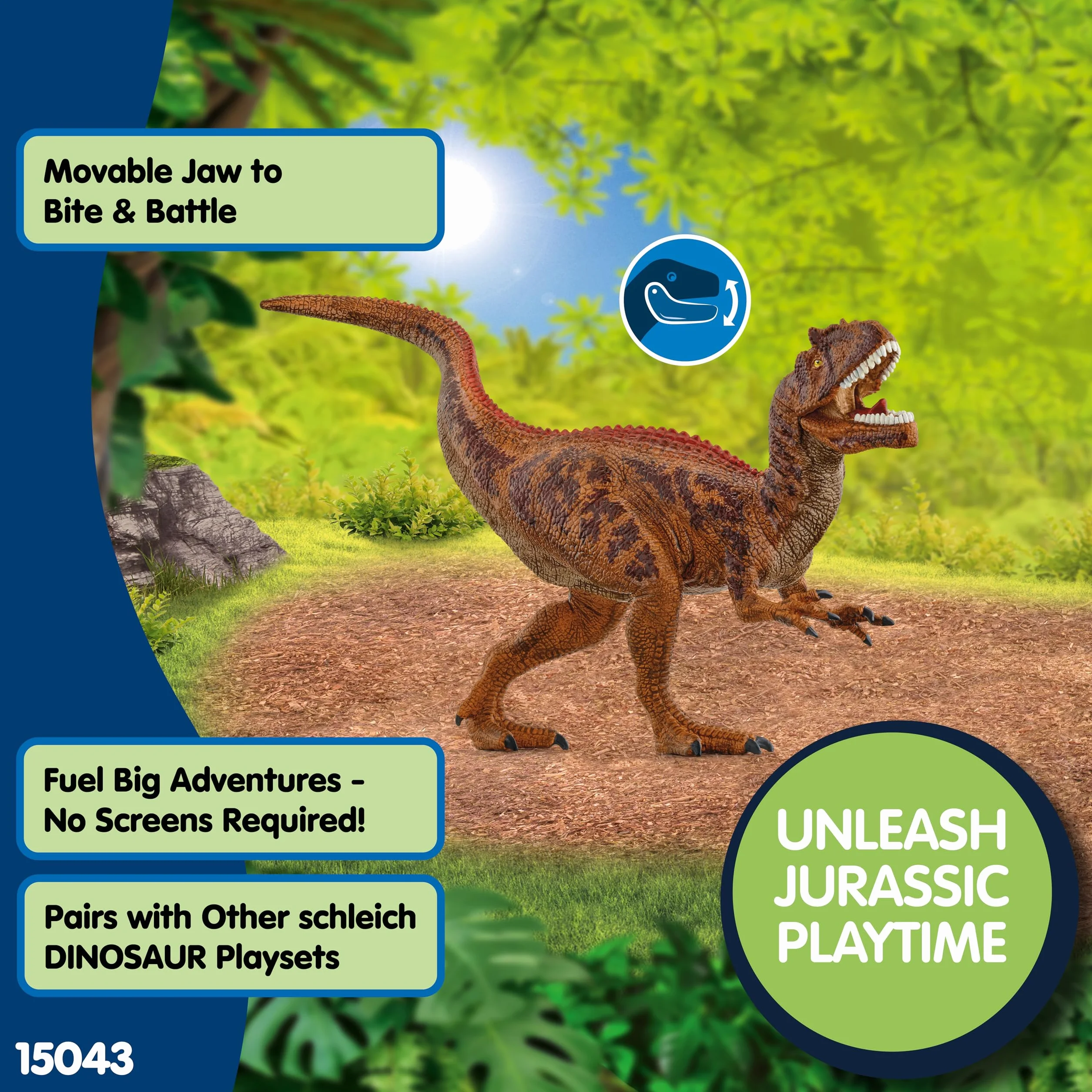 schleich 15043 Allozaur, od 5 lat, DINOSAURS - figurka, 8 x 27 x 14 cm