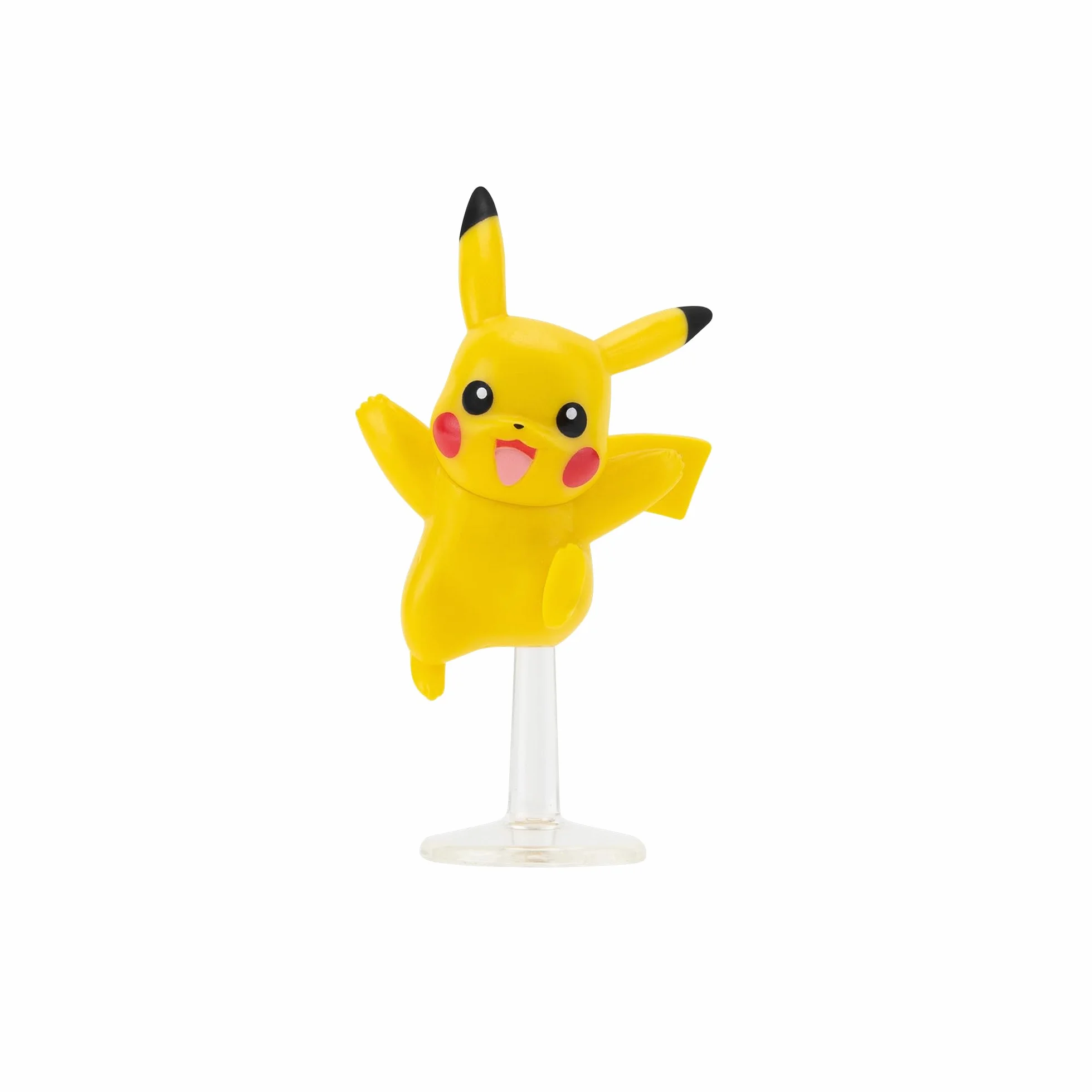 Pokémon PKW3402 - Figure Battle Figure Multipack - 4 sztuki z Pikachu, Krokel, Kwaks, Felori, oficjalne, szczegółowe figurki, każdy 5 cm