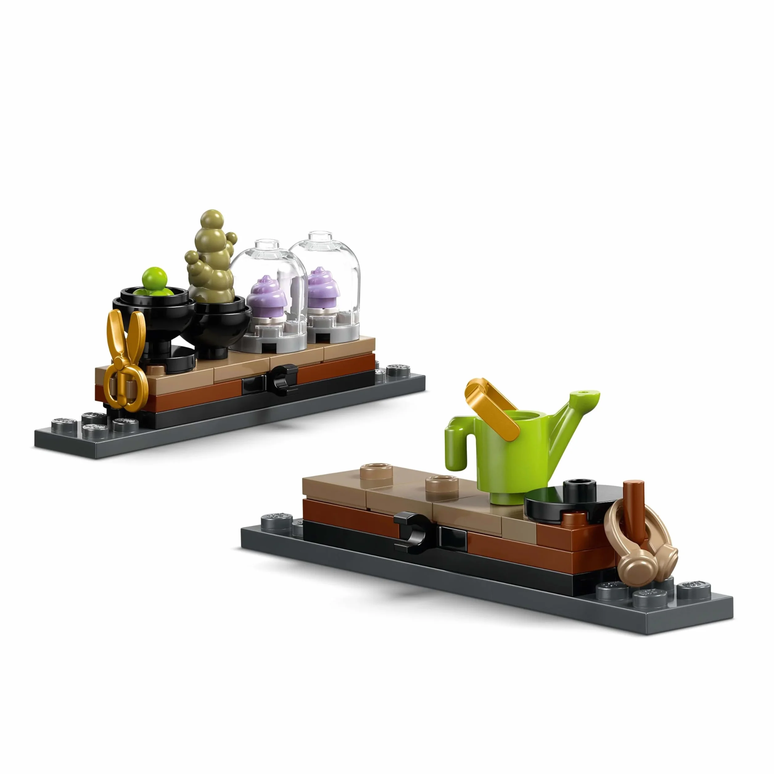 LEGO Harry Potter Zamek Hogwart: zajęcia z zielarstwa, prezent dla 8-latka, chłopca i dziewczynki, zabawka konstrukcyjna dla dziecka z trzema minifigurkami i mandragorą, zestaw modułowy 76445