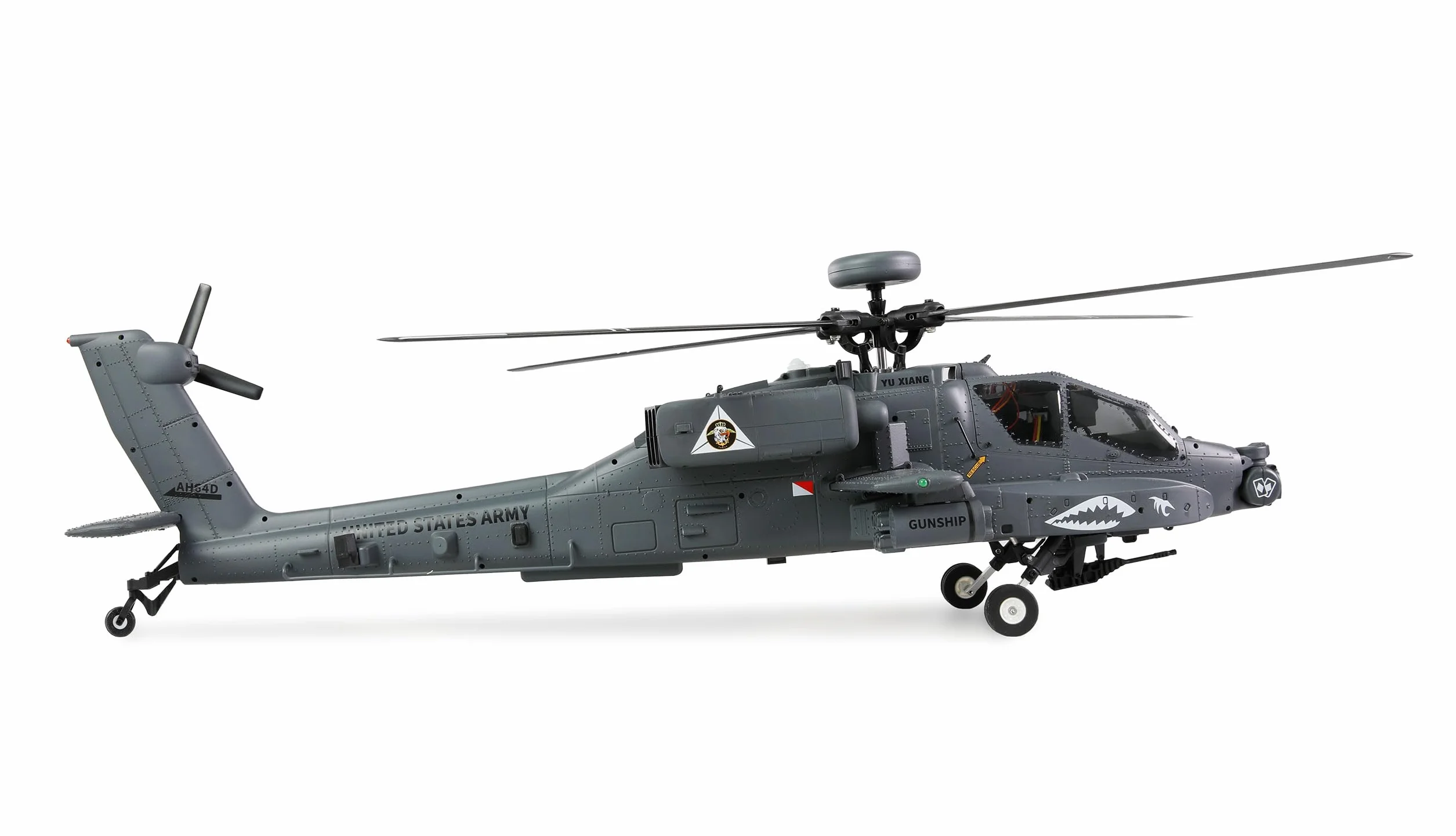 Amewi Apache AH-64D CP helikopter 6G/3D GPS RTF RC zdalnie sterowany, oliwkowa zieleń