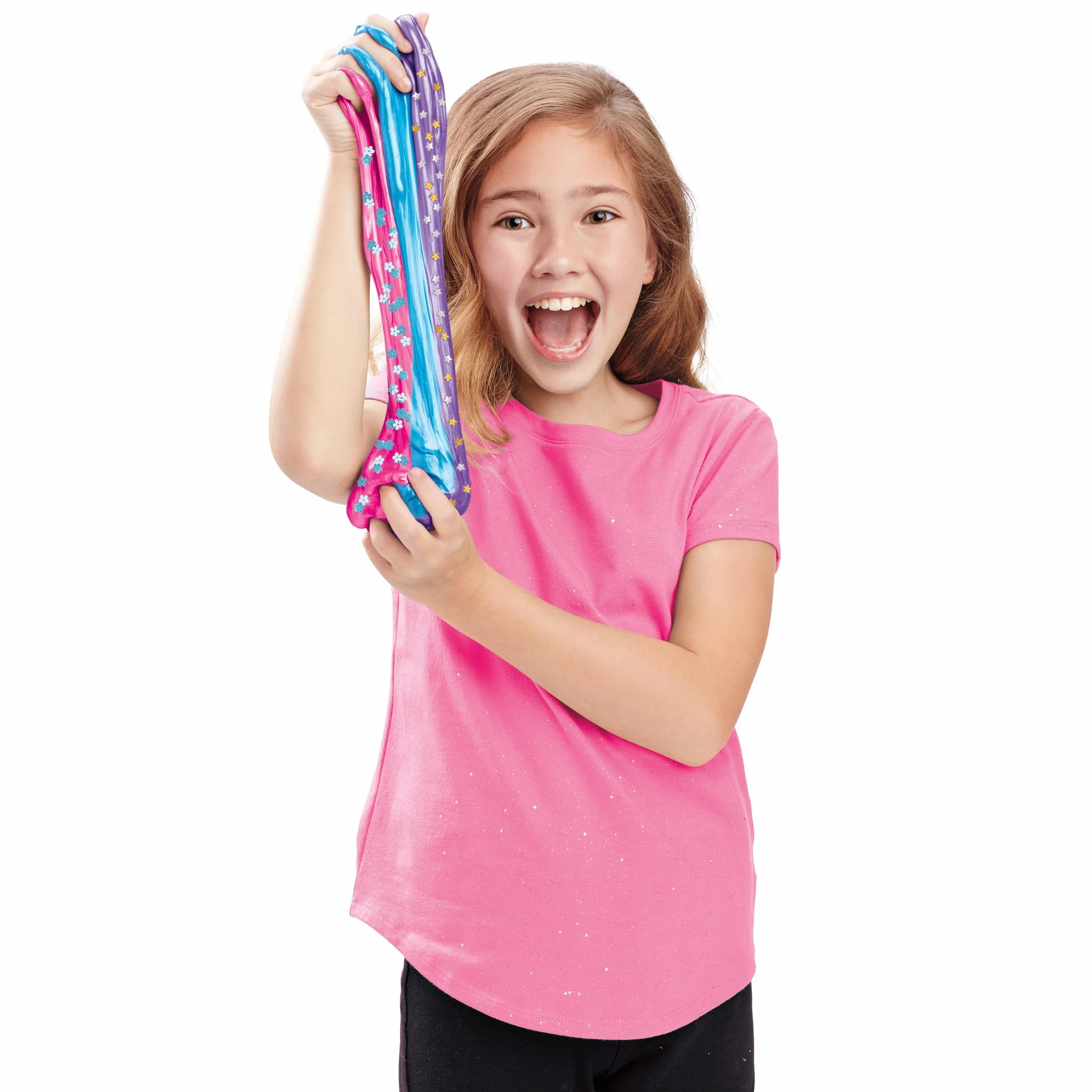 Lexibook, Studio Slimy Iskrzący, Różowy Fioletowy Niebieski Pomarańczowy Zielony Srebrny, CRSLIM40