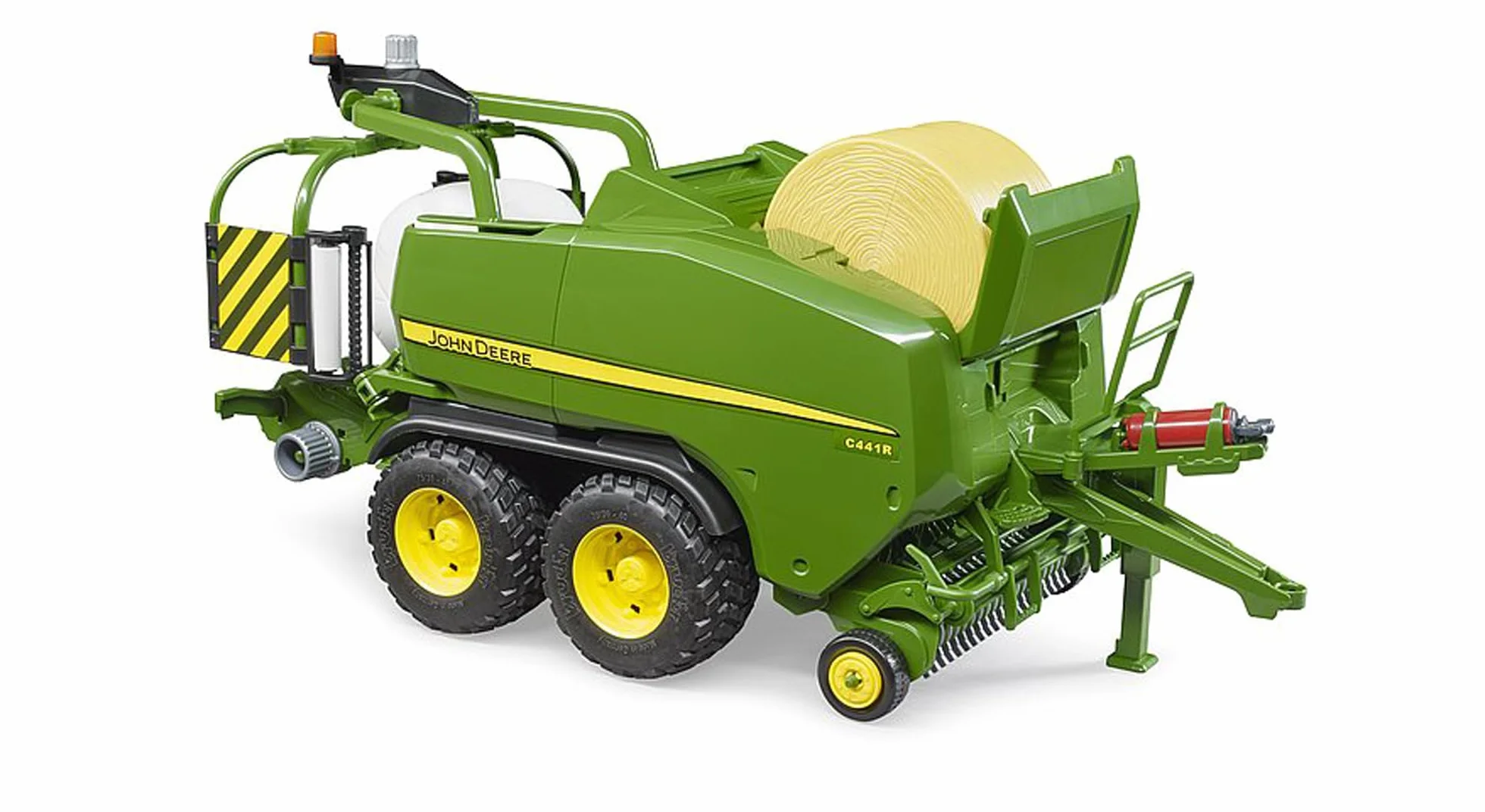 Bruder John Deere C441R owijarka do bel okrągłych 1:16 Farma rolnictwo