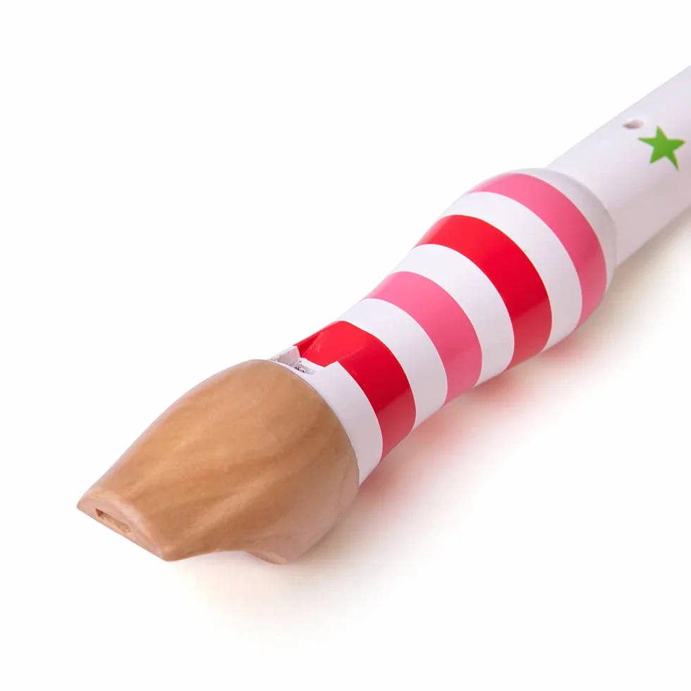 Bigjigs Toys Recorder - Wooden Recorders For Children, Toddler Musical Instrument, Kids Music Gifts, Available In 4 Colours, Age 3 Years +
