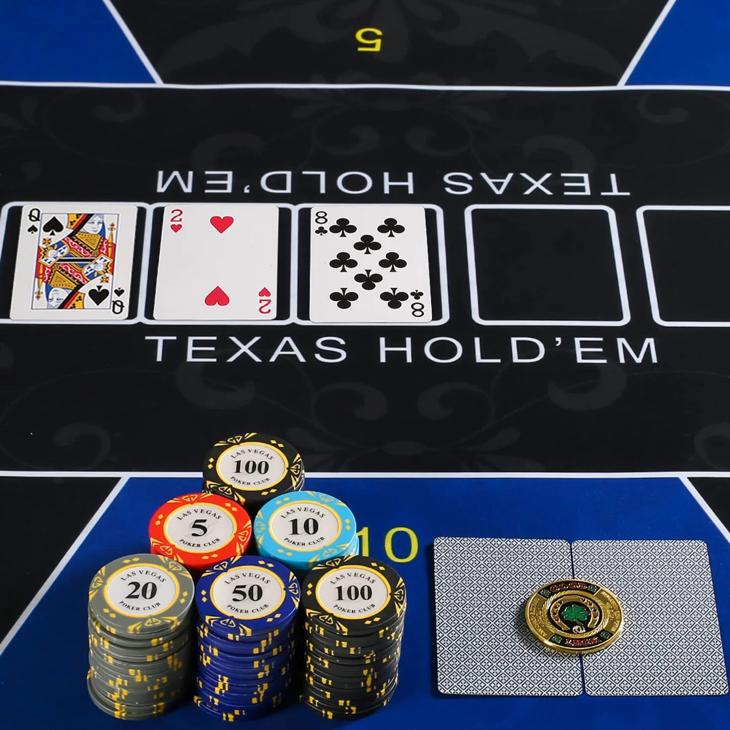 LuluCircle Poker Guard, Gewichte für Poker, Poker Geschenke für Männer, Poker Kartenschutz, Poker Zubehör, Münzen Sammlerstücke, Poker Chips Münze mit Kunststoffhülle (Post Flop God)