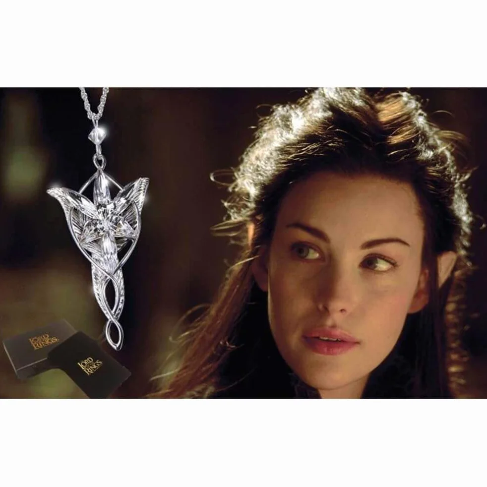 The Noble Collection Lord of The Rings Arwen Evenstar replika, Stal nierdzewna, kryształ