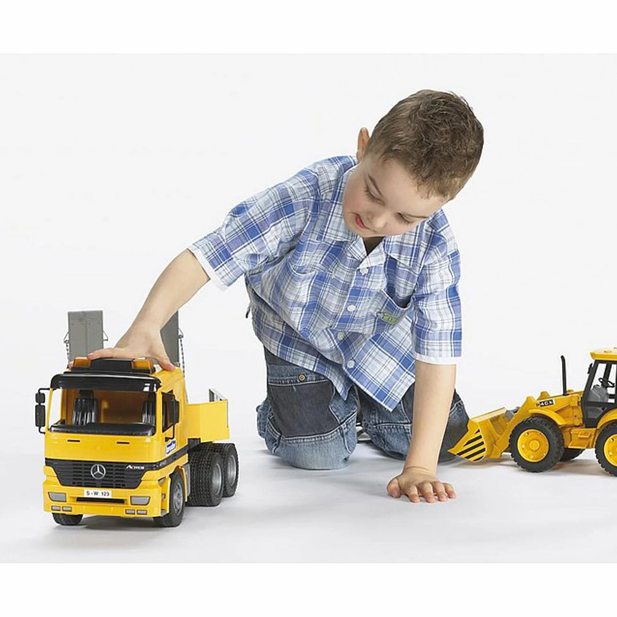Bruder 02428 Koparko-Ładowarka JCB 4CX, Pojazd Budowlany