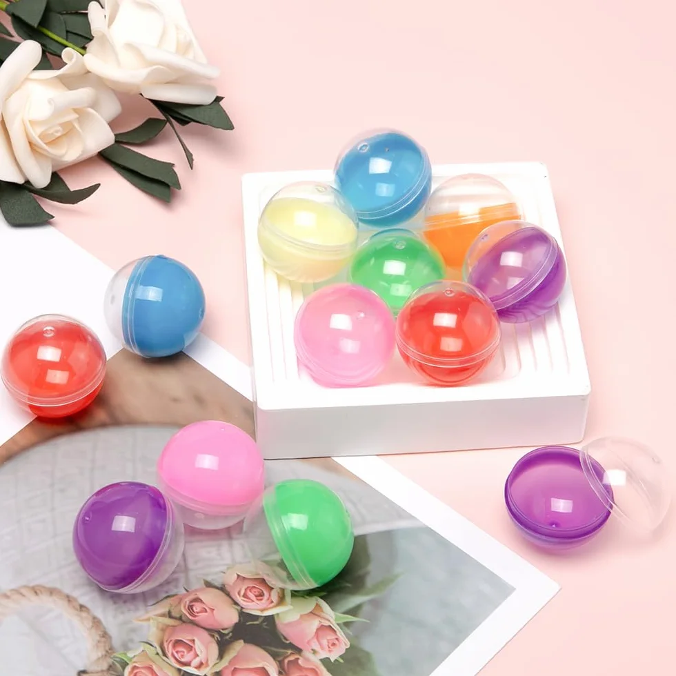 150 sztuk 3,2 cm mini przezroczysta kula do wypełnienia przezroczysta kula bożonarodzeniowa, plastikowa kula, do napełniania dozowników cukierków Gumball