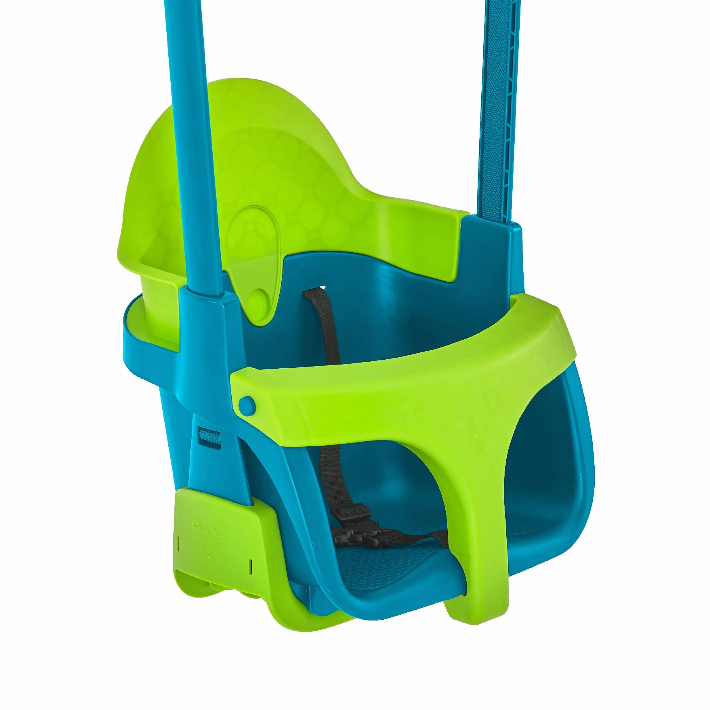 TP Toys TP900 miesięcy 4 w 1 regulowany fotel bujany dla dzieci od 6 moli do dzieci 8 lat, zielono-niebieski, rozmiar uniwersalny