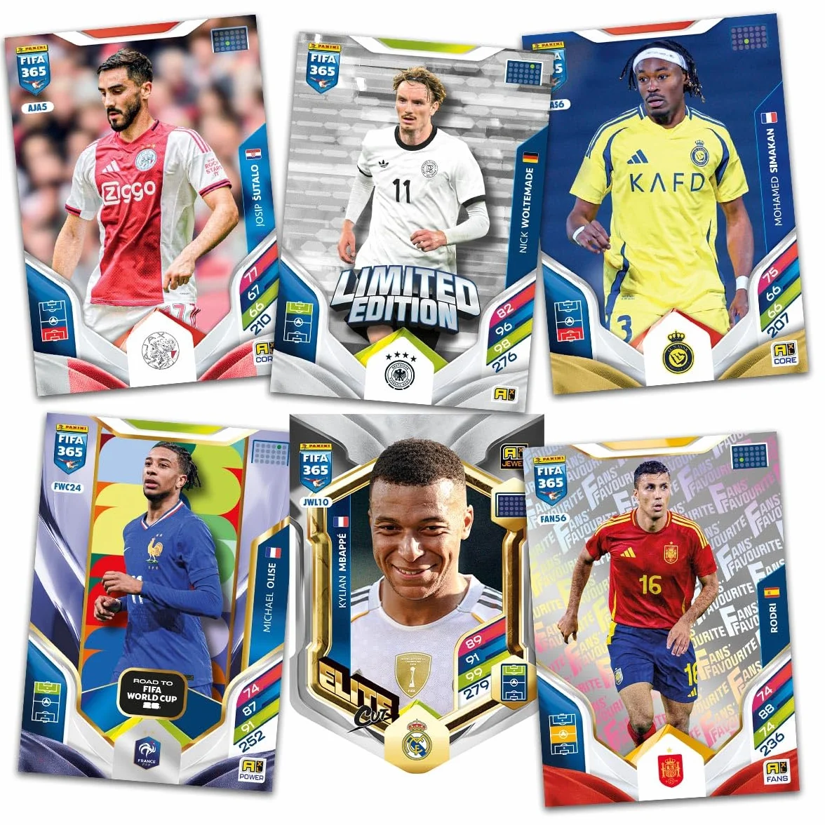 Panini FIFA 365 Adrenalyn XL 2026 Karty kolekcjonerskie pudełko 24 paczki