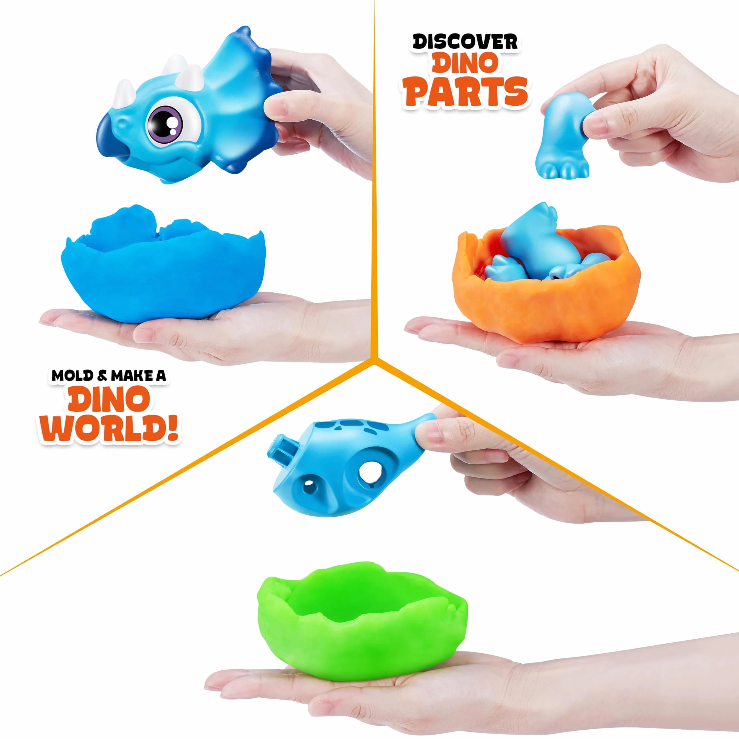 Smashers Junior Dino Dig małe jajko (triceratops)