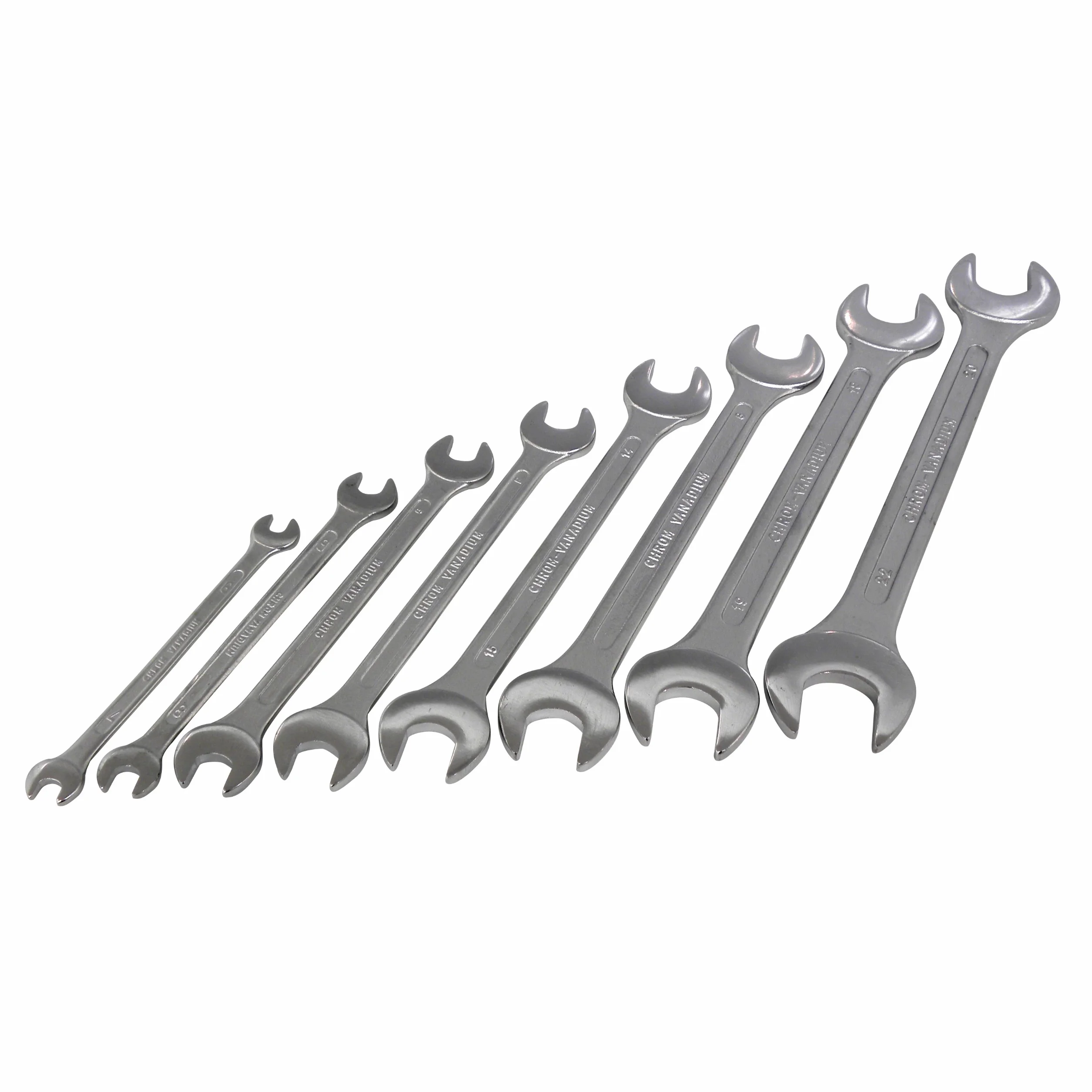 Mannesmann M 110-08DIN zestaw kluczy płaskich, 8-częściowy, 6-22 mm, z atestem GS, M 110-08DIN
