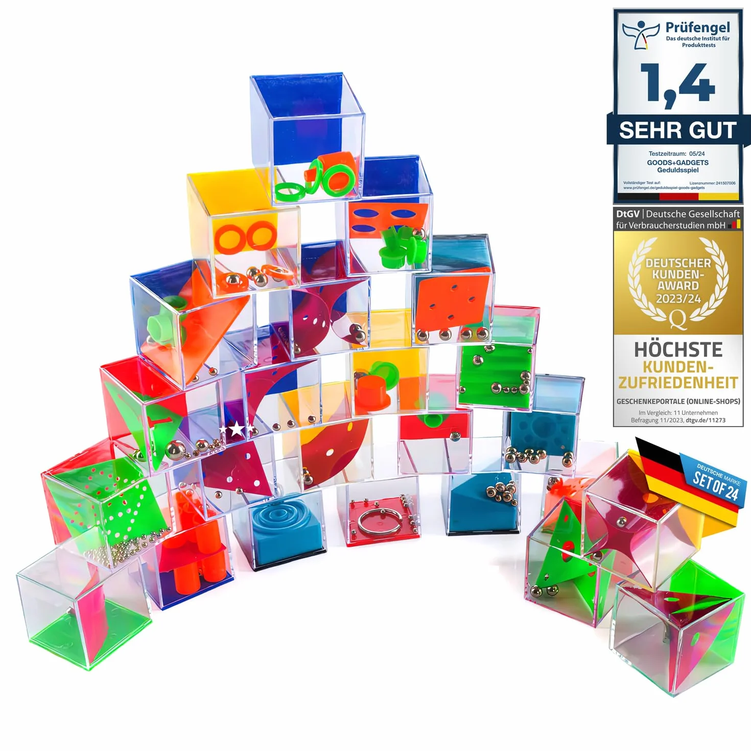 Towary i gadżety mini puzzle mega zestaw z 24 grami w piłkę, gry zręcznościowe, torba imprezowa