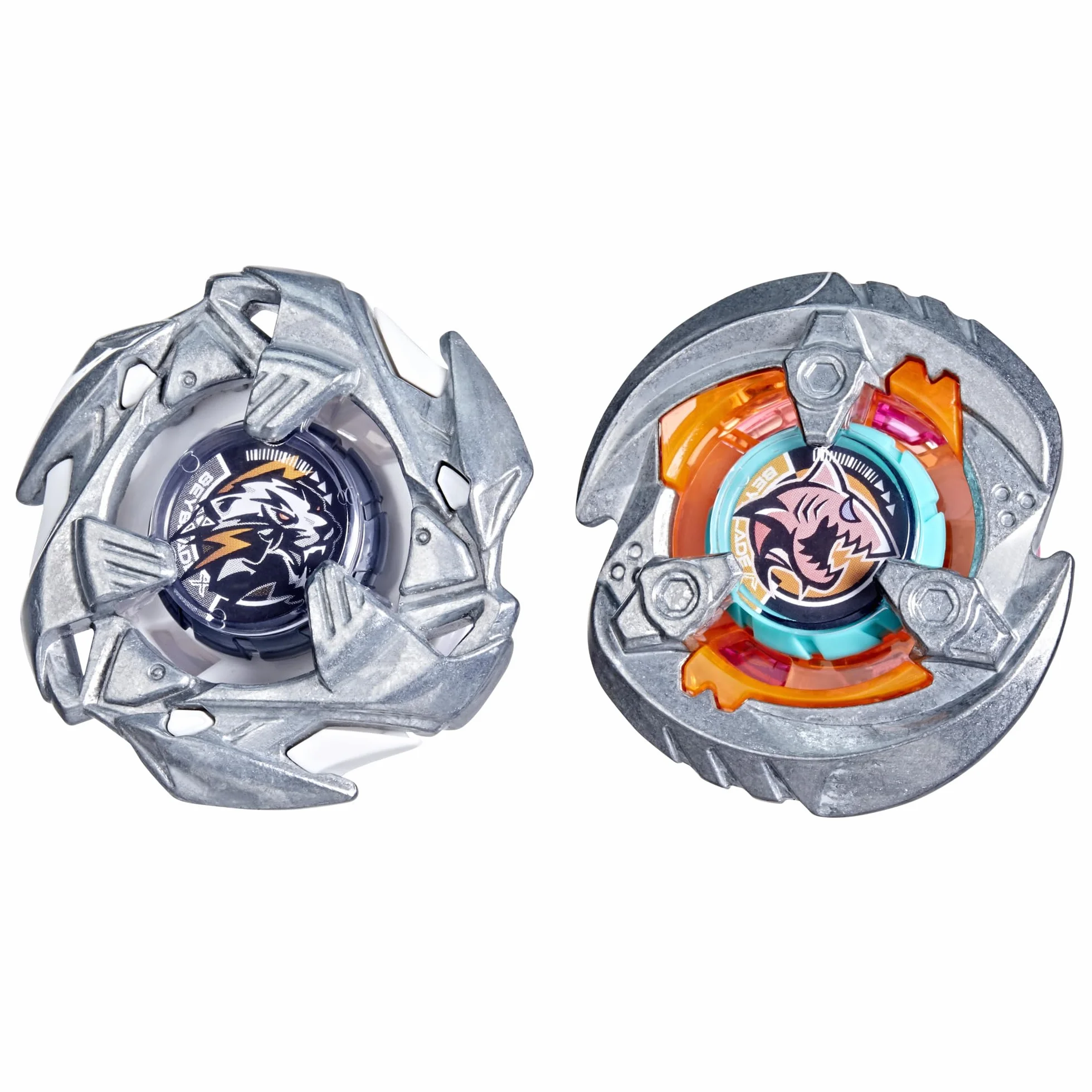 Dwupak bączków Beyblade X Gill Shark 4-70O i Pearl Tiger 3-60U