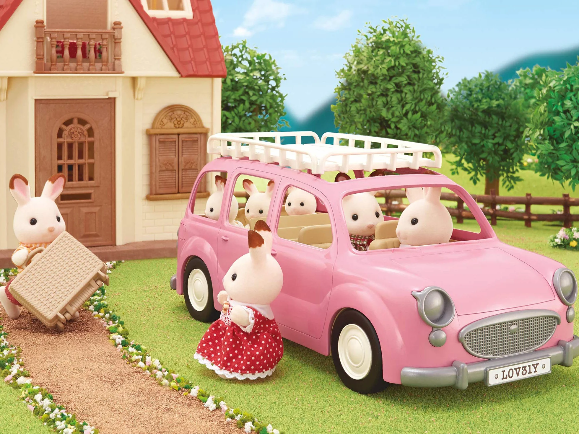 Sylvanian Families 5535 Rodzinny piknikowy van