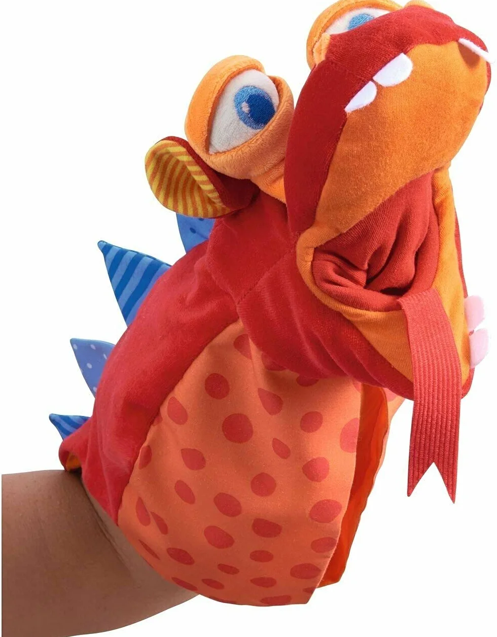 HABA 302926 zabawka pluszkowa - Zabawki pluszowe (Zabawkowy smok, Wielobarwny, Poliester, 1,5 lat(a), 200 mm)