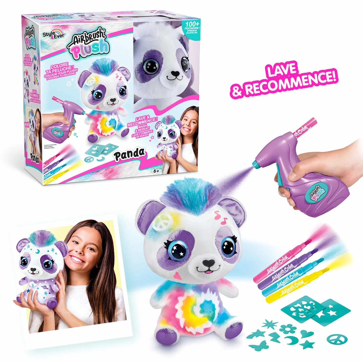 Canal Toys Panda Zestaw do Zabawy, Wielokolorowy, Od 6 Lat