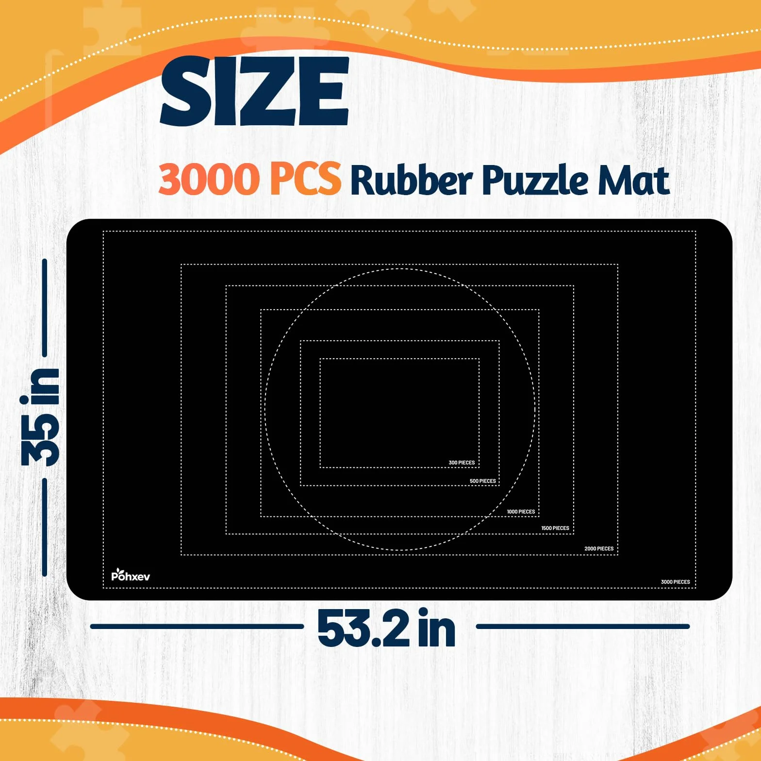 Gumowa Mata Puzzle, Zwijane, 3000, 2000, 1500, 1000 Sztuk, Zwijane Podkładki Do Sortowania, Arkusze Kleju i Ramy, Akcesoria Do Przechowywania, Prezent Dla Dorosłych