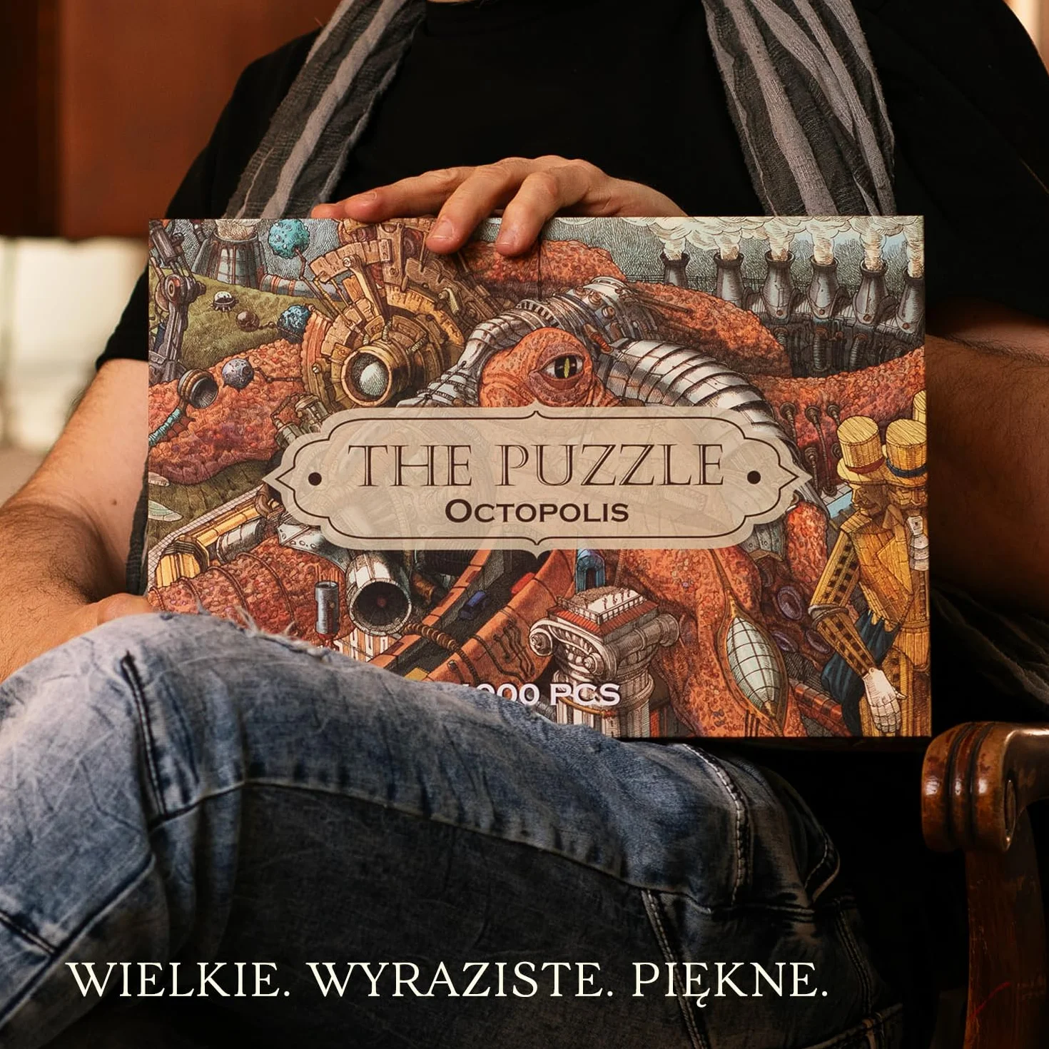 Octopolis 1000-Elementowe Puzzle dla Dorosłych z Motywem Ośmiornicy
