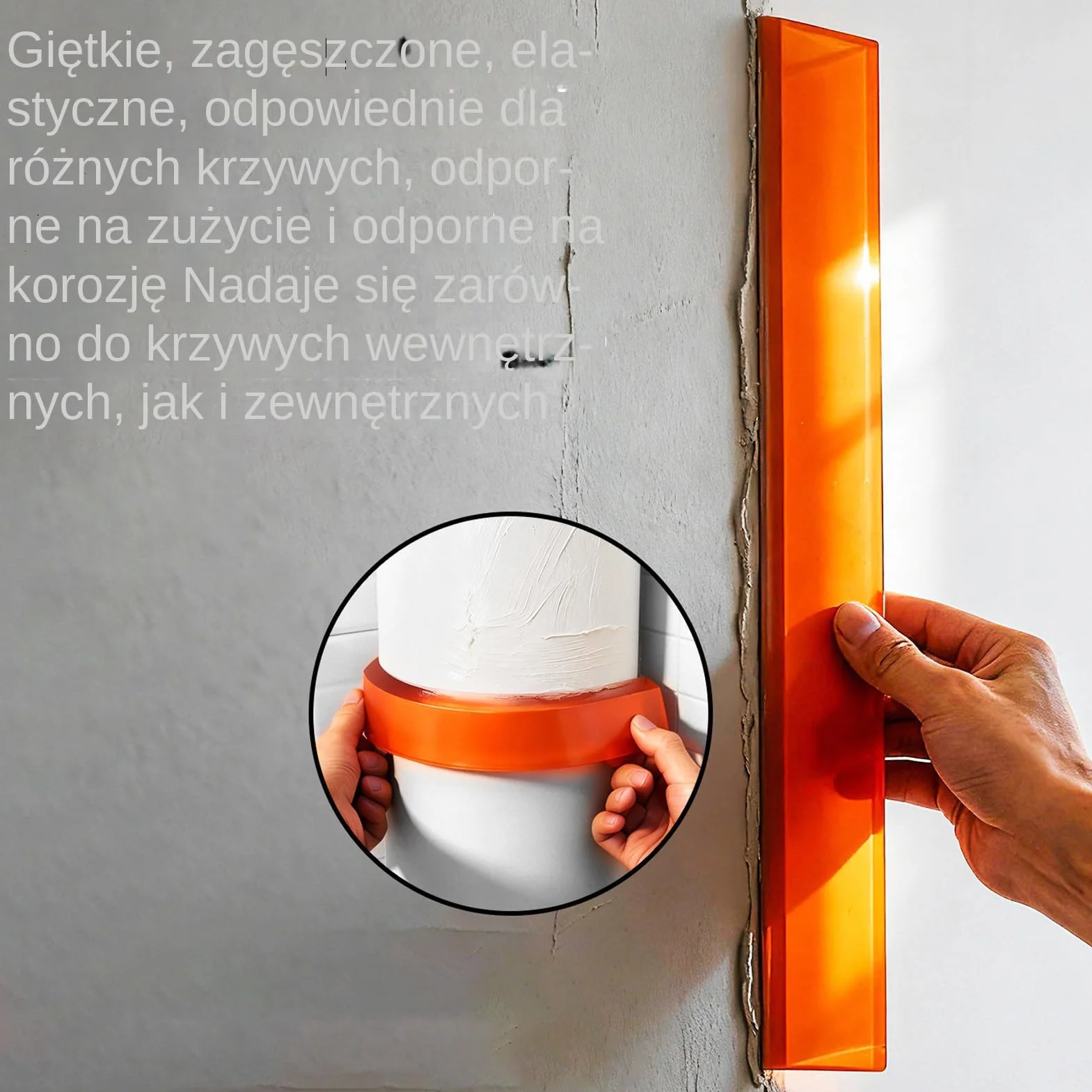 Narzędzia Do Szpachlowania Płyt Gipsowych | Szpachla Odporna na Zużycie Oxford | Narzędzia do Szpachlowania pod Kątem 45 Stopni | Do Domowego Majsterkowania i Renowacji Sufitów pod Malowanie Lateksowe