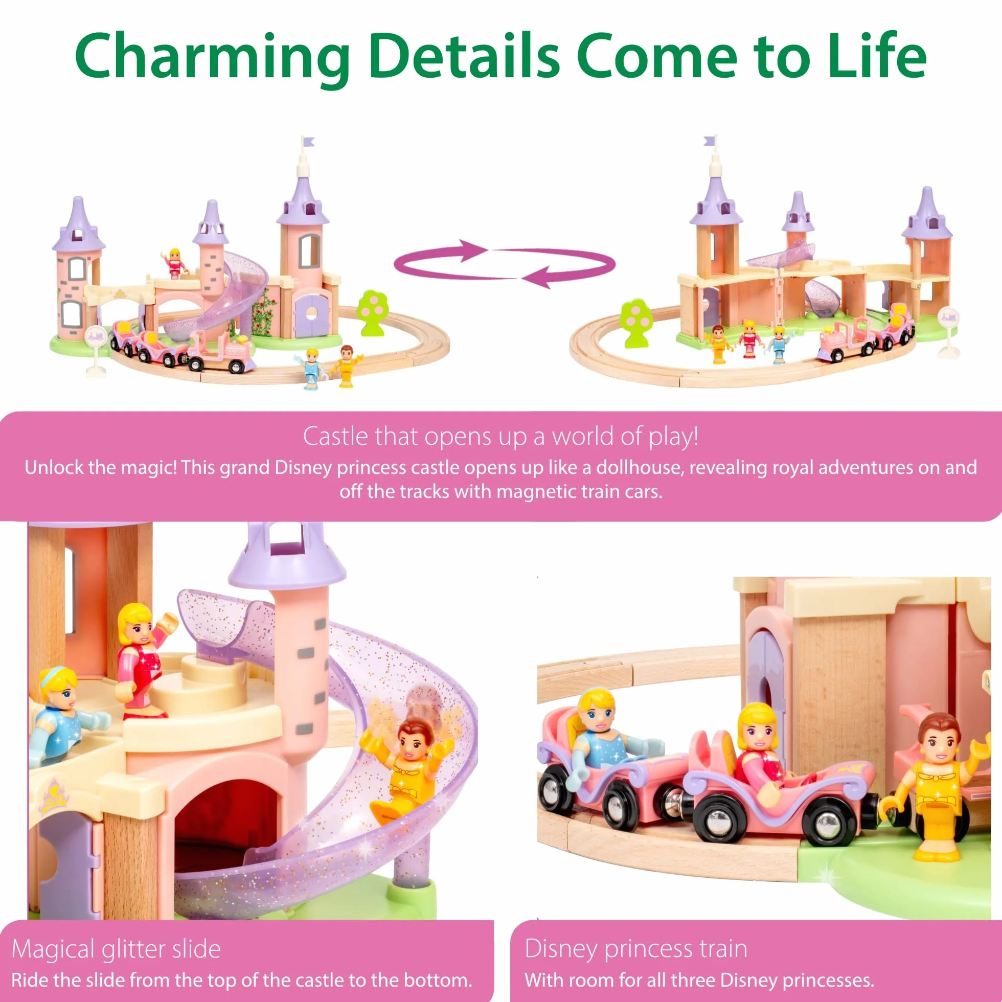 BRIO World - Disney Princesss Dream Schloss zestaw kolejowy