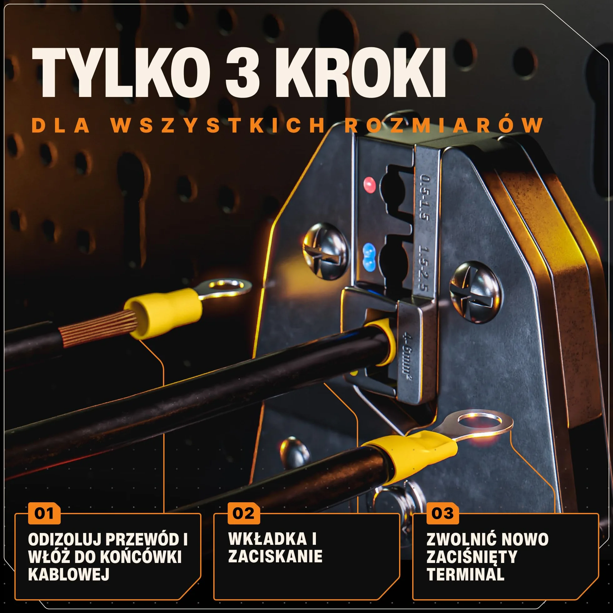 BAURIX® Zestaw końcówek kablowych 700 sztuk - Złącza kablowe elektryczne różne rozmiary dla przekrojów przewodów [0,50-6mm²] - Zaciski elektryczne - Asortyment złącz kablowych elektrycznych
