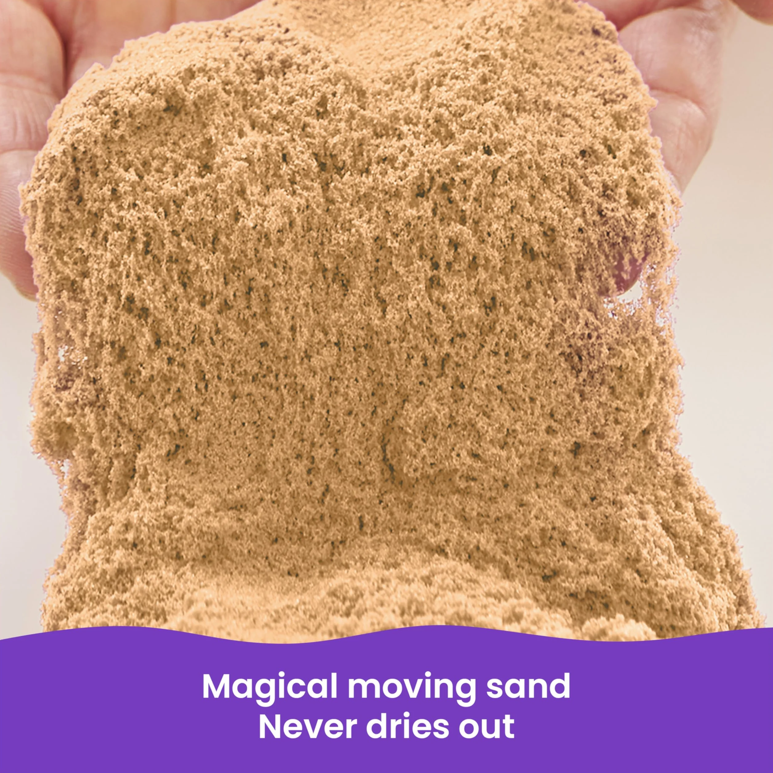 Kinetic Sand 6060997 - Brązowy Piasek Kinetyczny Do Kreatywnej Zabawy (2.5Kg),4.0 Liczyć