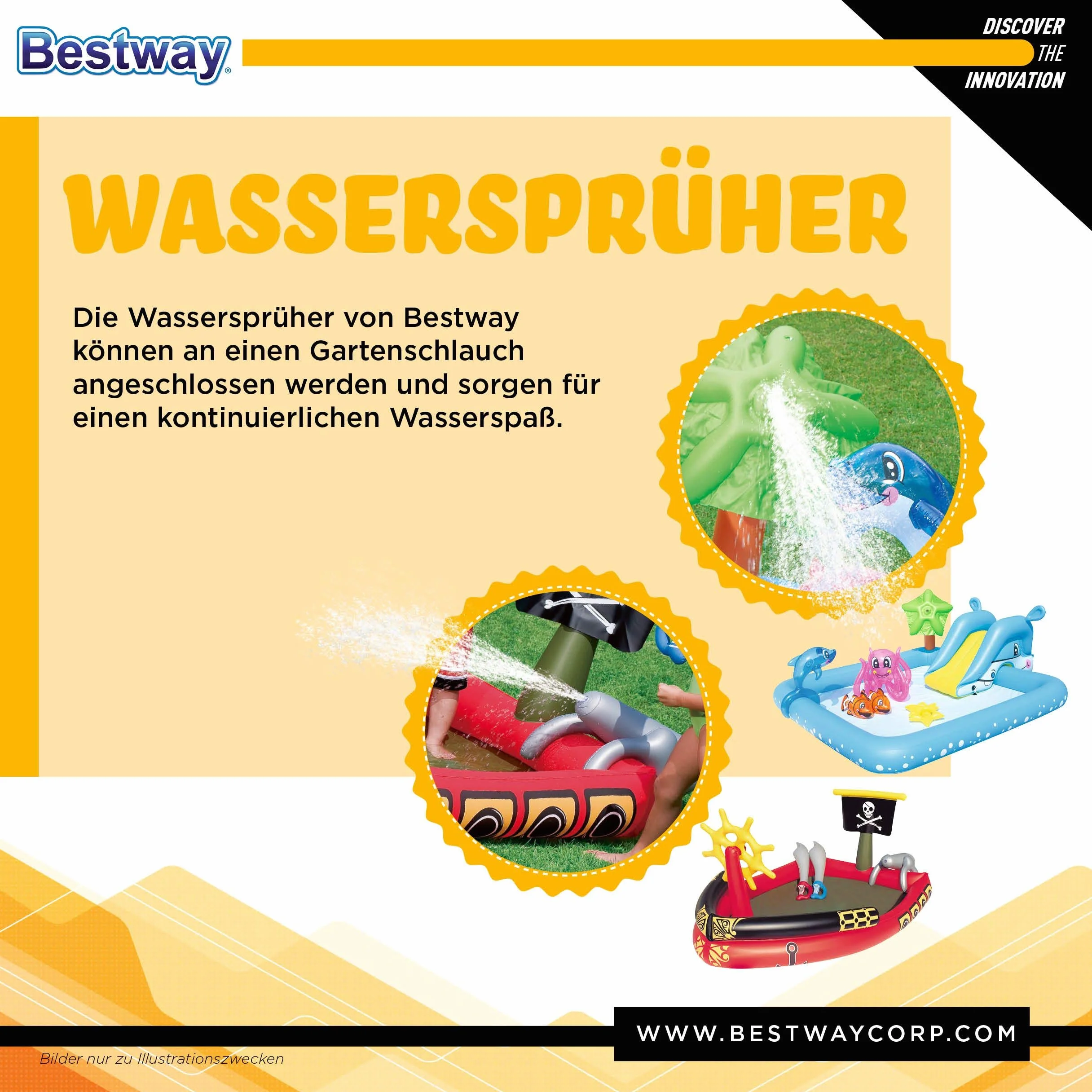 Bestway 1052238Xxx19 69" X 28" X 59"/1.75M X 71Cm X 1.50M Limber Limbo Sprinkler