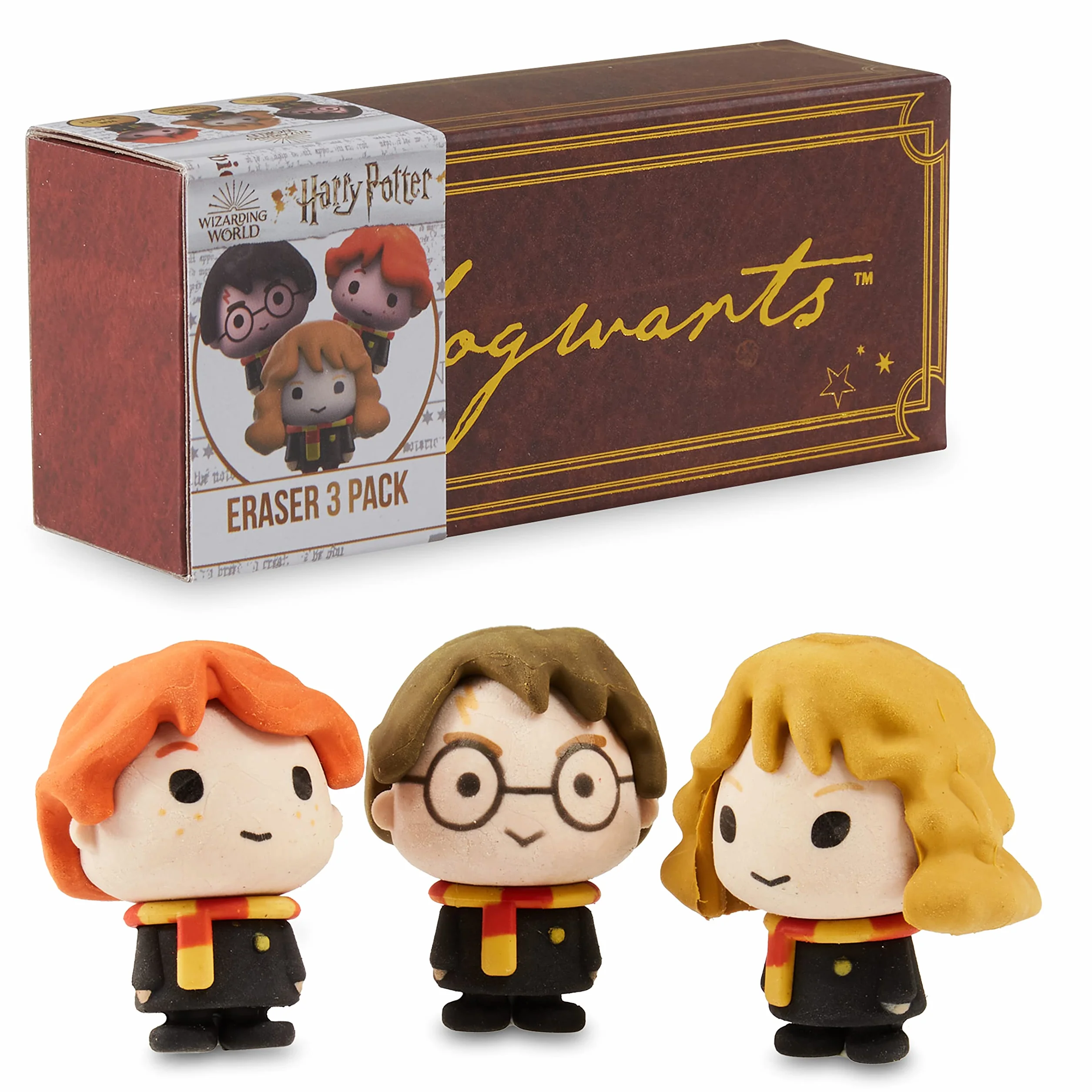 Harry Potter gumki do zmazywania figurki 3 sztuki