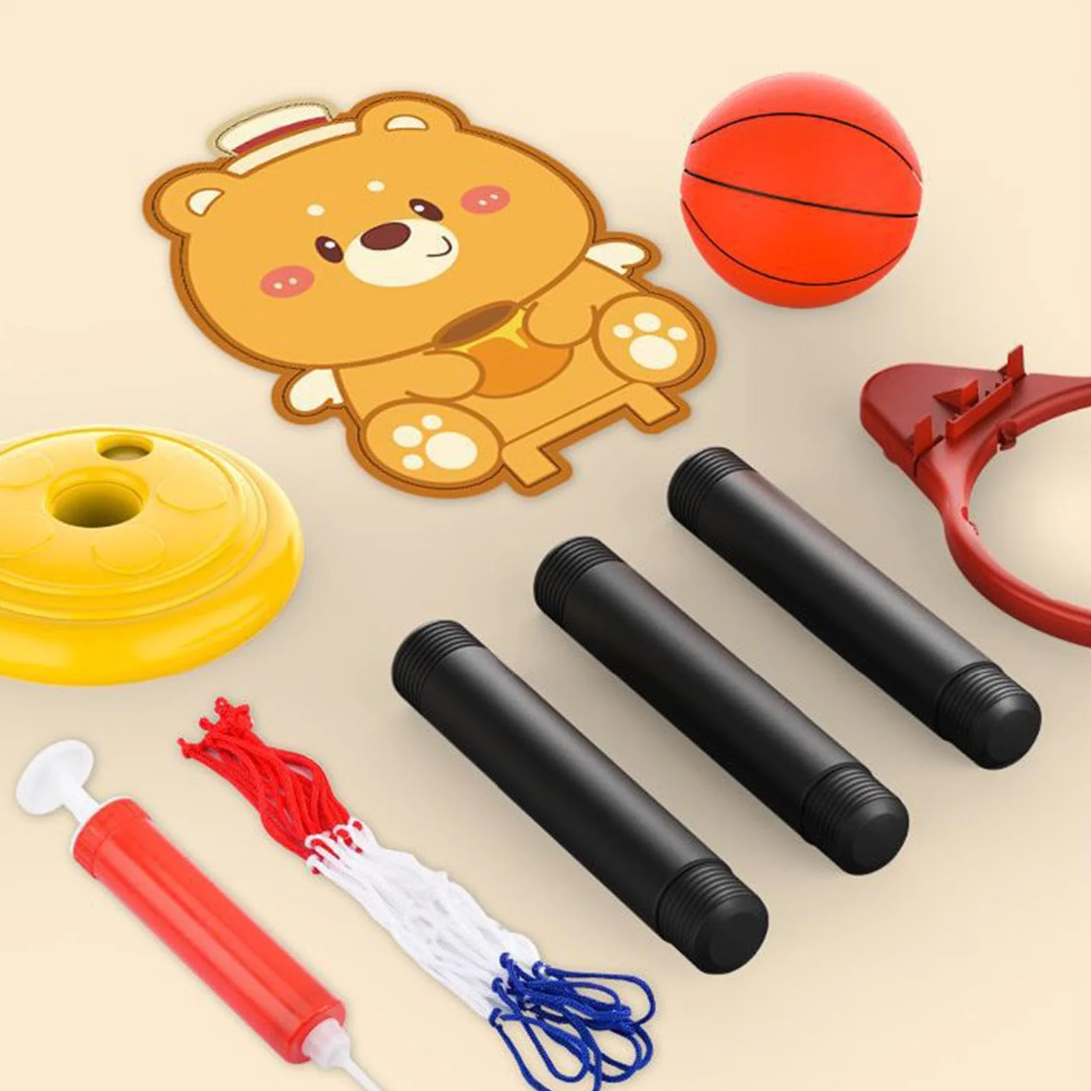 Kids Basketball Hoop Indoor Game Sport Toy Portable Early Education
