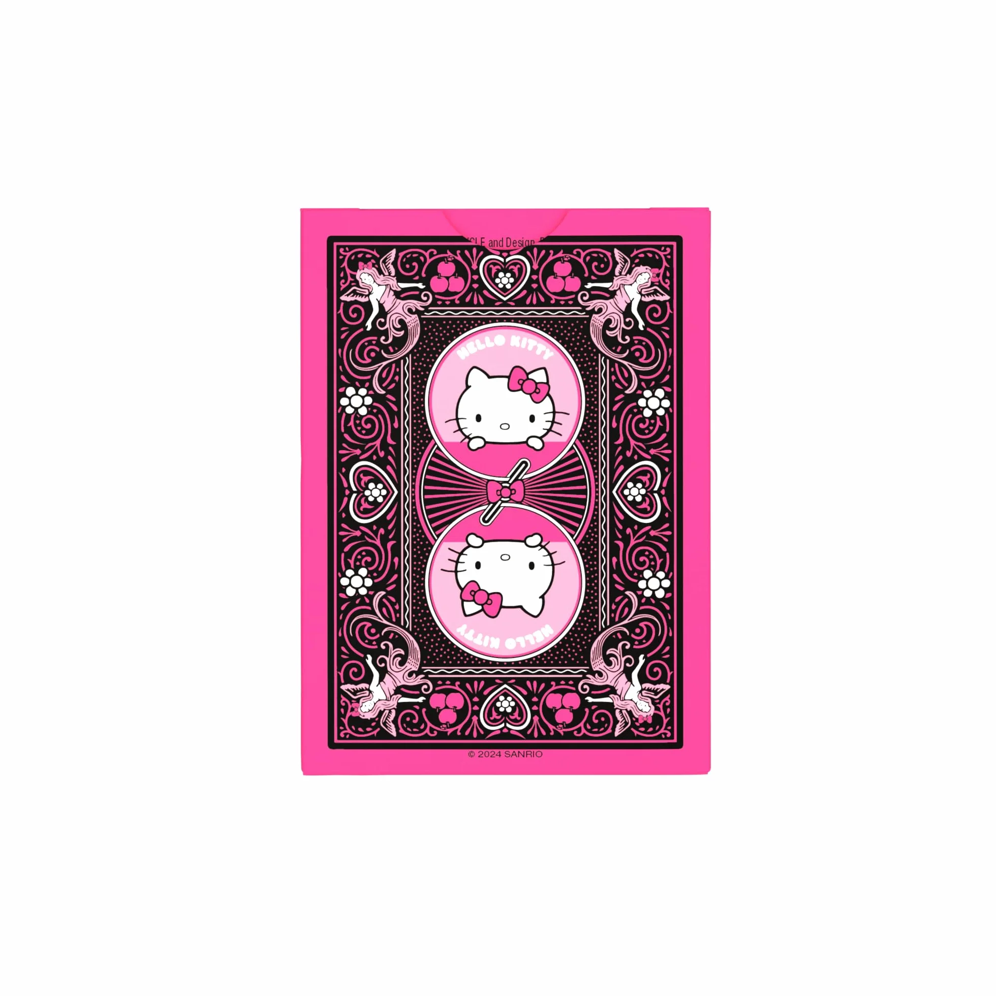 Bicycle Hello Kitty - Black and Pink (Designer Spielkarten, Poker, Skat...)
