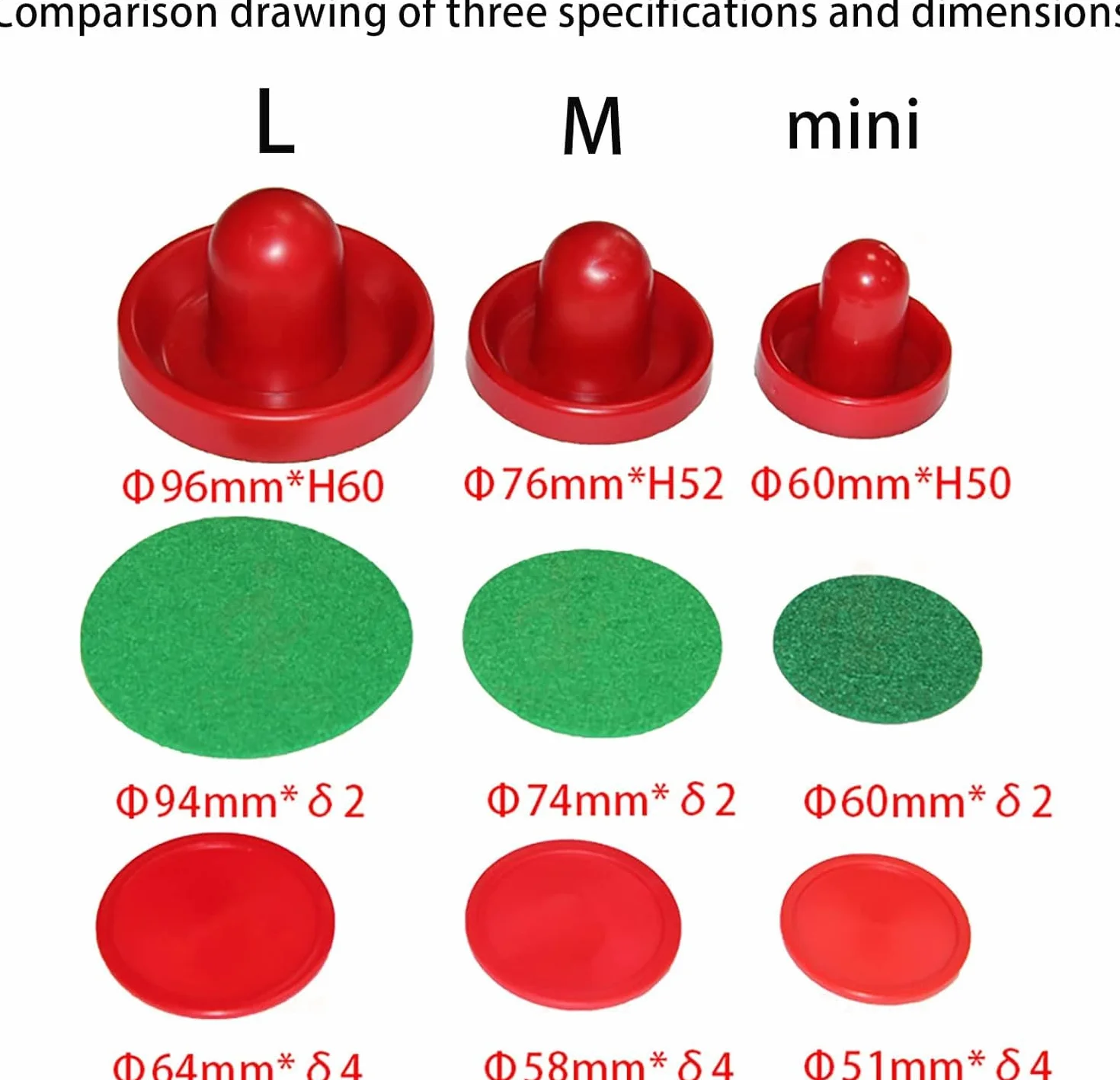 Air Hockey Pushers 76 mm
