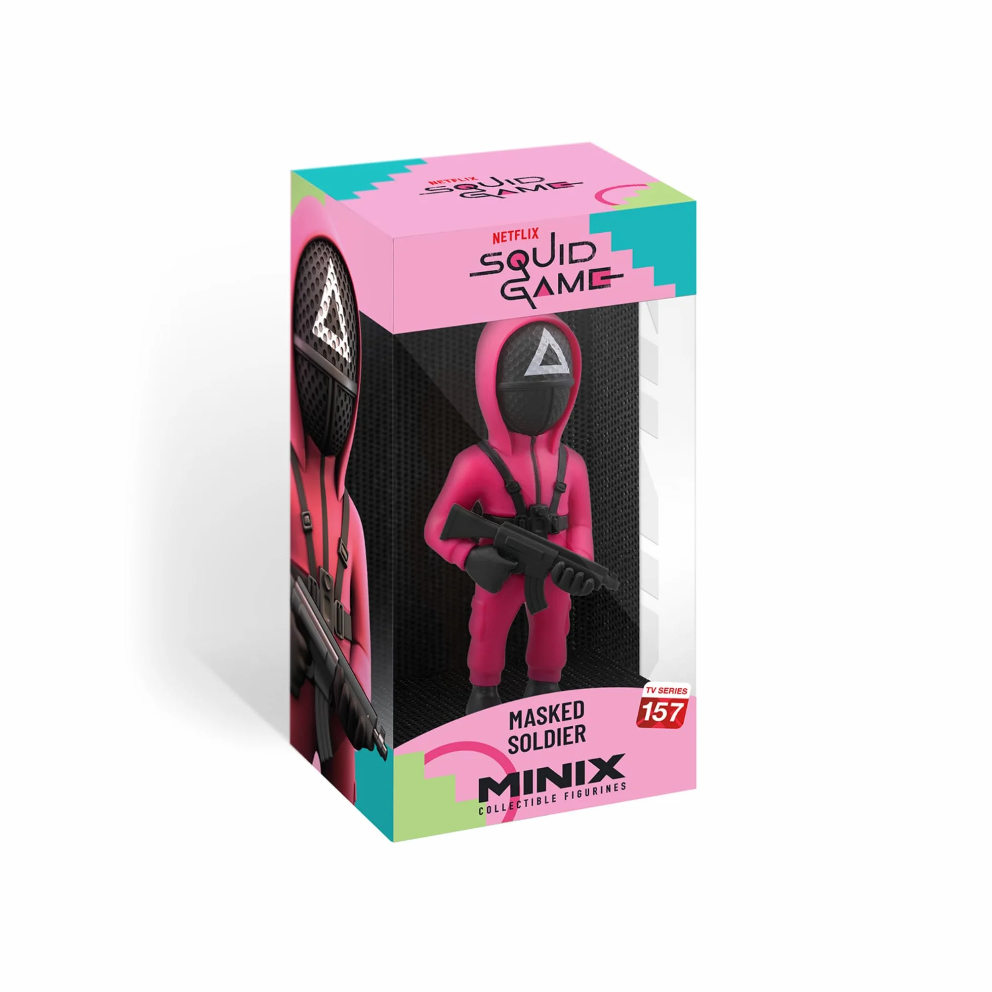 MINIX - TV Series #157 - Squid Game - Masked Soldier Triangle Guard - Figurka kolekcjonerska 12 cm