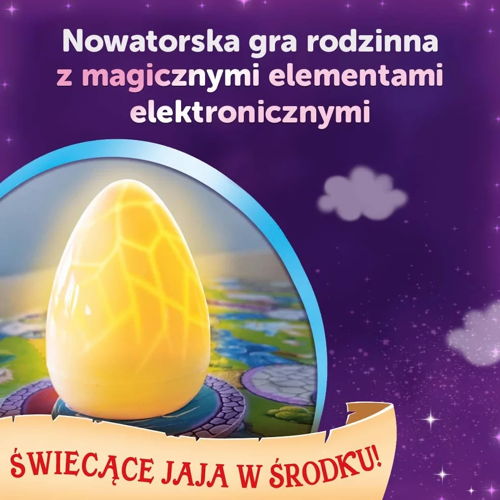 Trefl - Magajaja Unicorns - Rodzinna Gra Planszowa, Świecące Elektroniczne Jaja i Magnetyczne Żetony, Baśniowy Świat Jednorożców, Nowatorska Gra dla Dorosłych i Dzieci od 6 lat